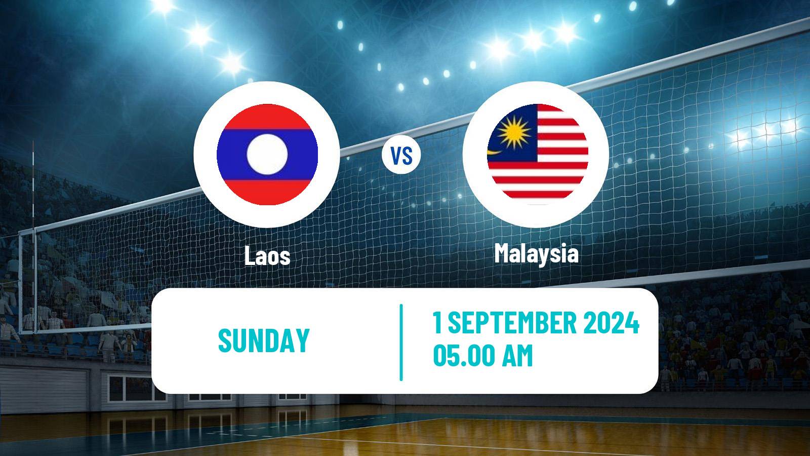 Volleyball Friendly International Volleyball Laos - Malaysia