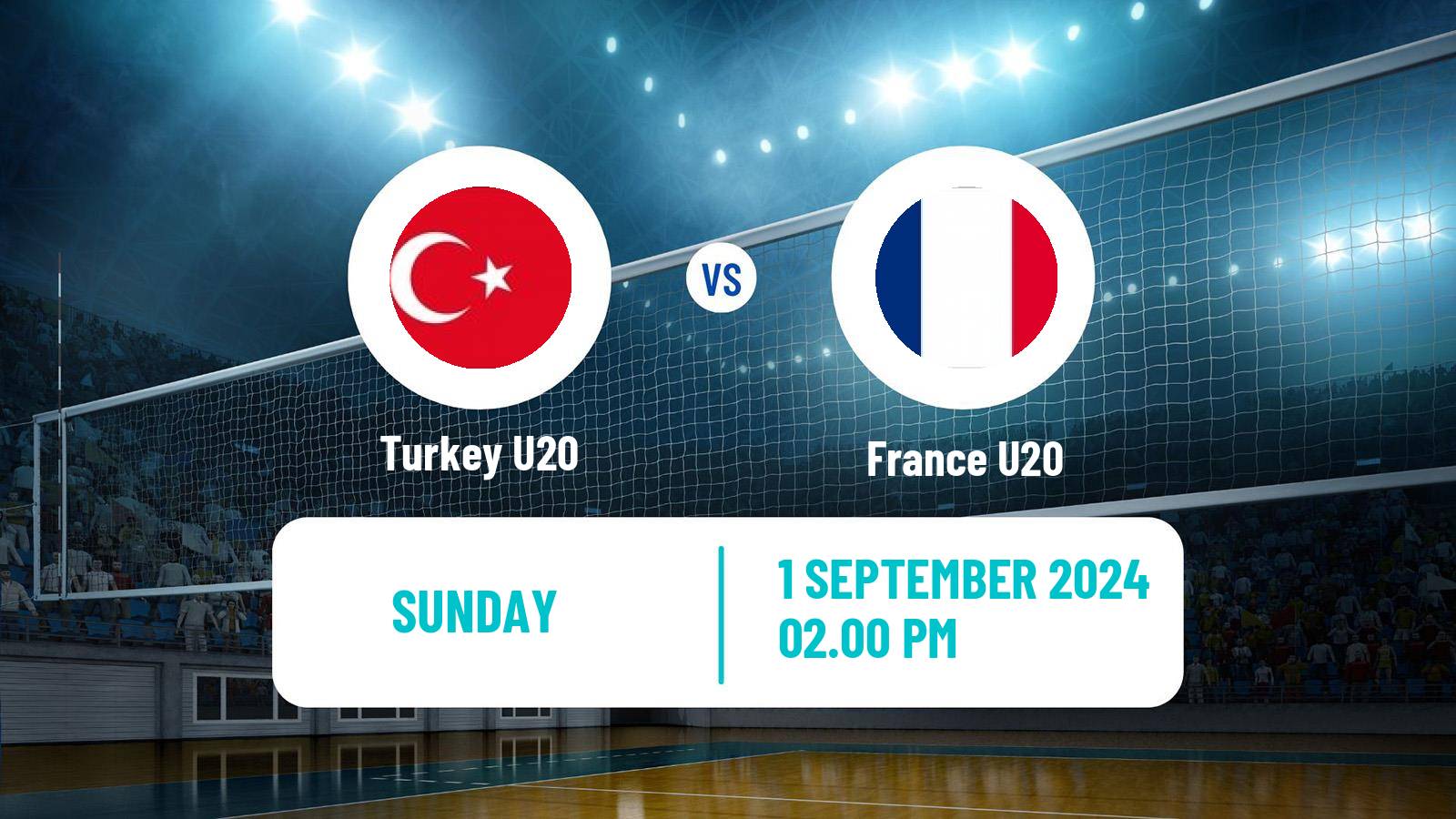 Volleyball European Championship U20 Volleyball Turkey U20 - France U20