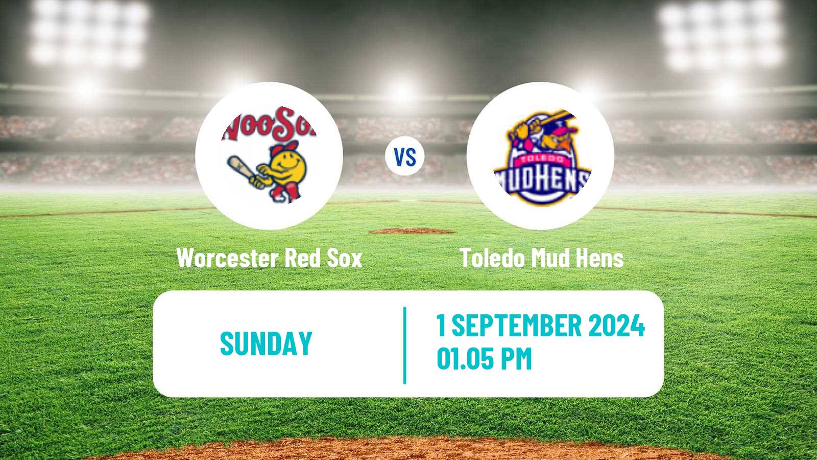 Baseball IL Worcester Red Sox - Toledo Mud Hens