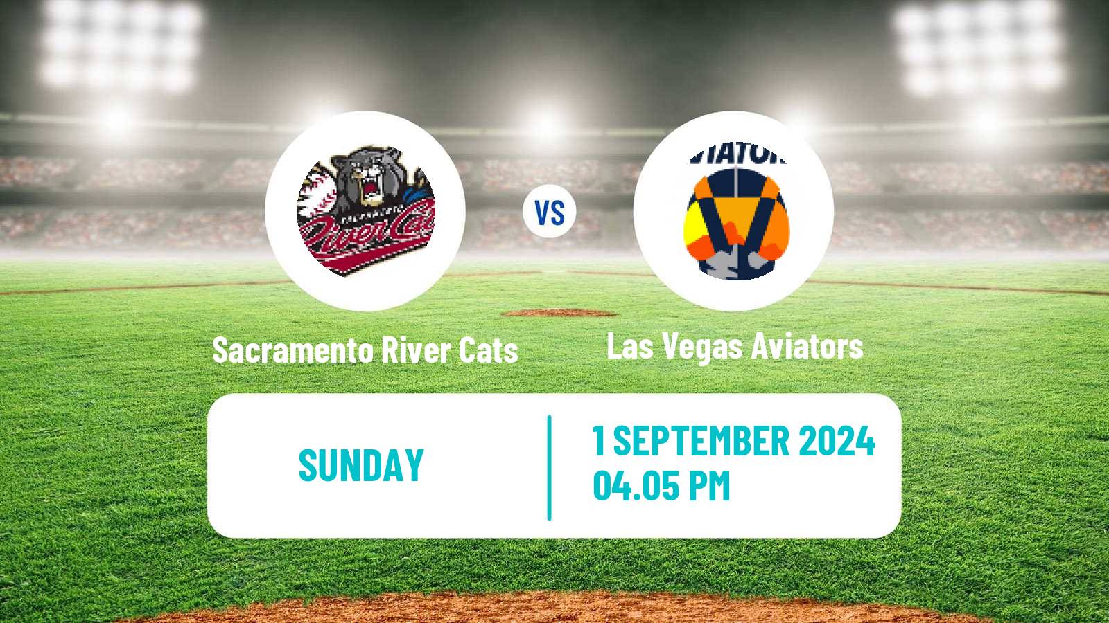 Baseball PCL Sacramento River Cats - Las Vegas Aviators