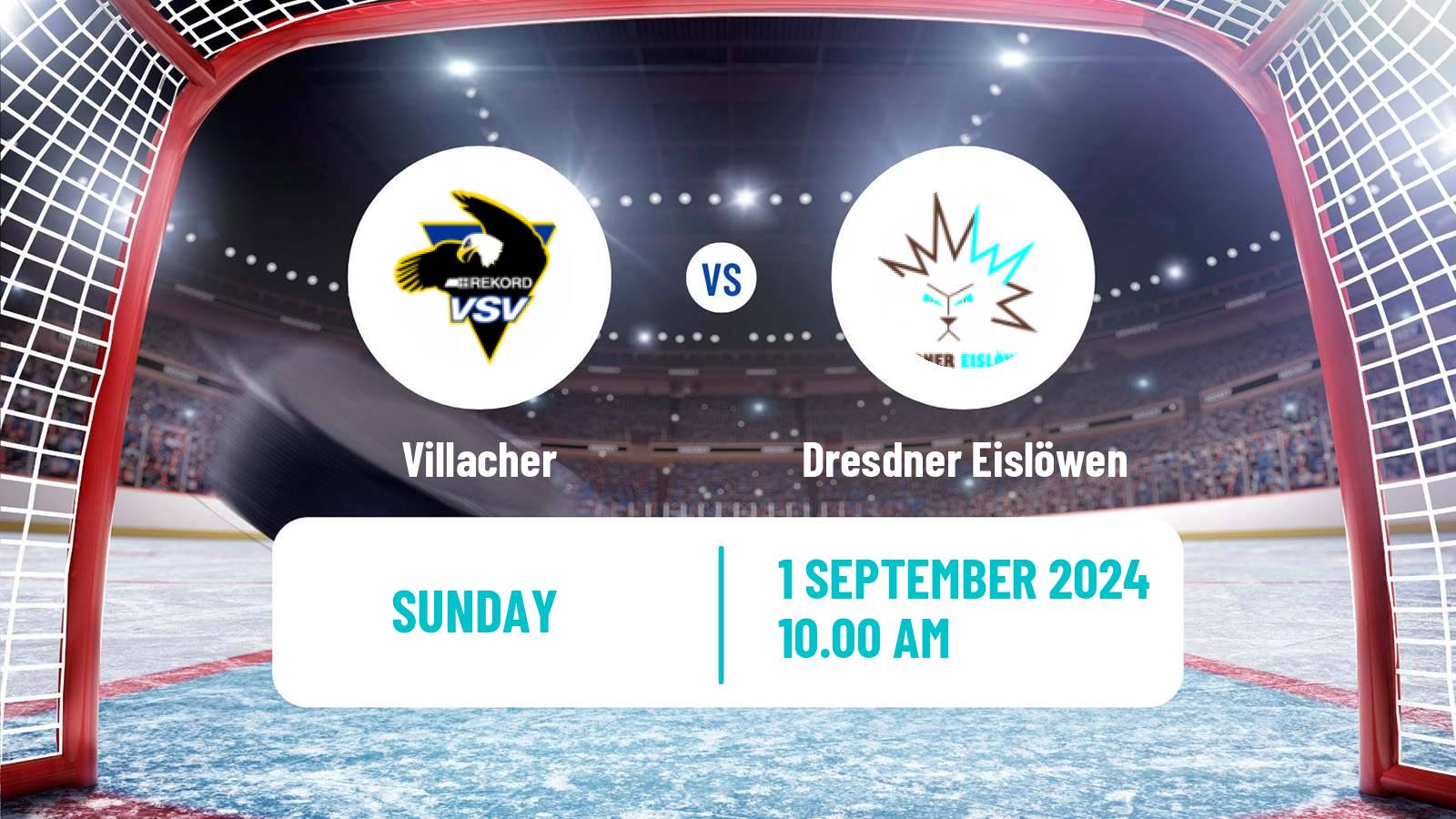 Hockey Club Friendly Ice Hockey Villacher - Dresdner Eislöwen