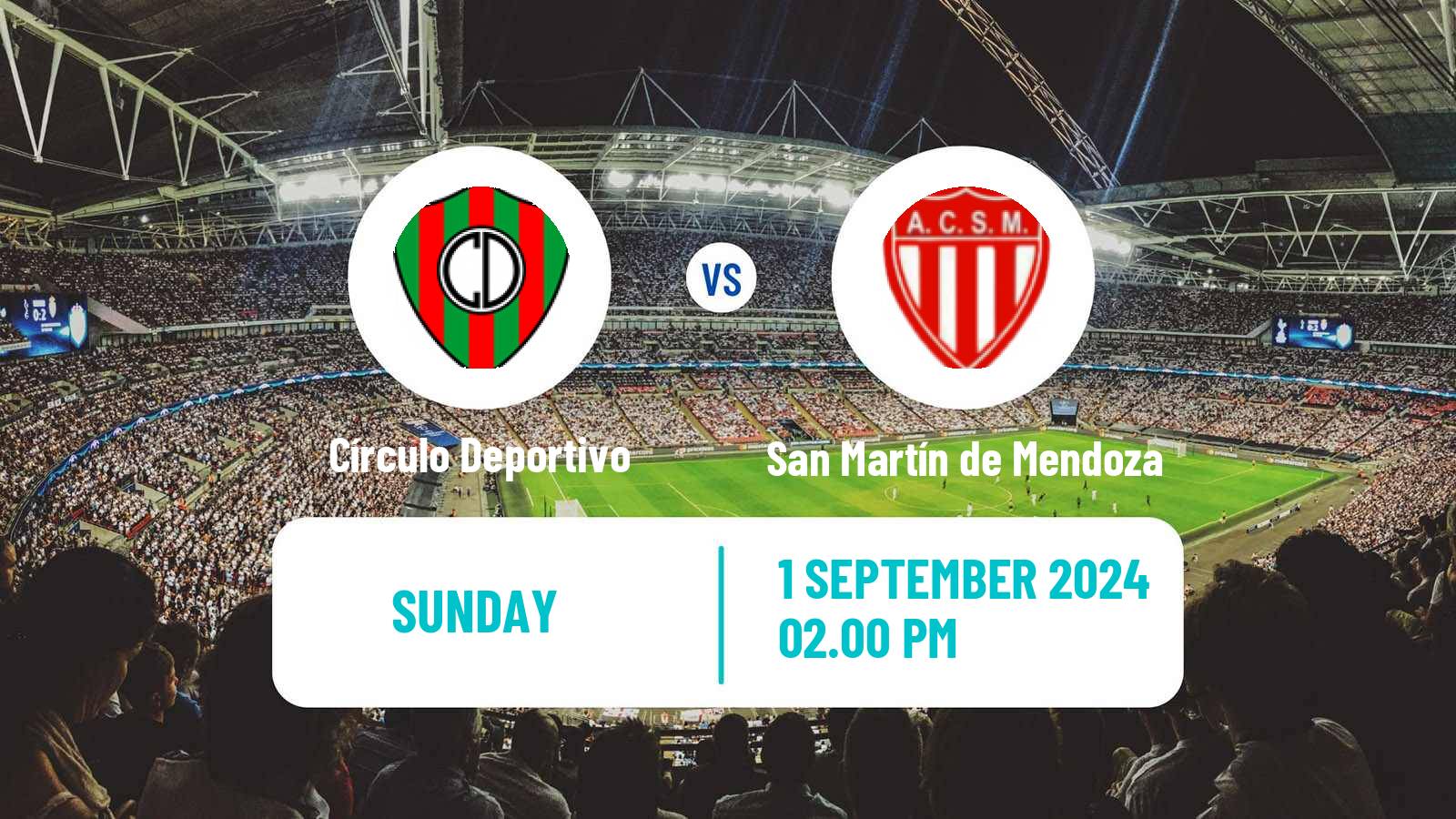 Soccer Argentinian Torneo Federal Círculo Deportivo - San Martín de Mendoza