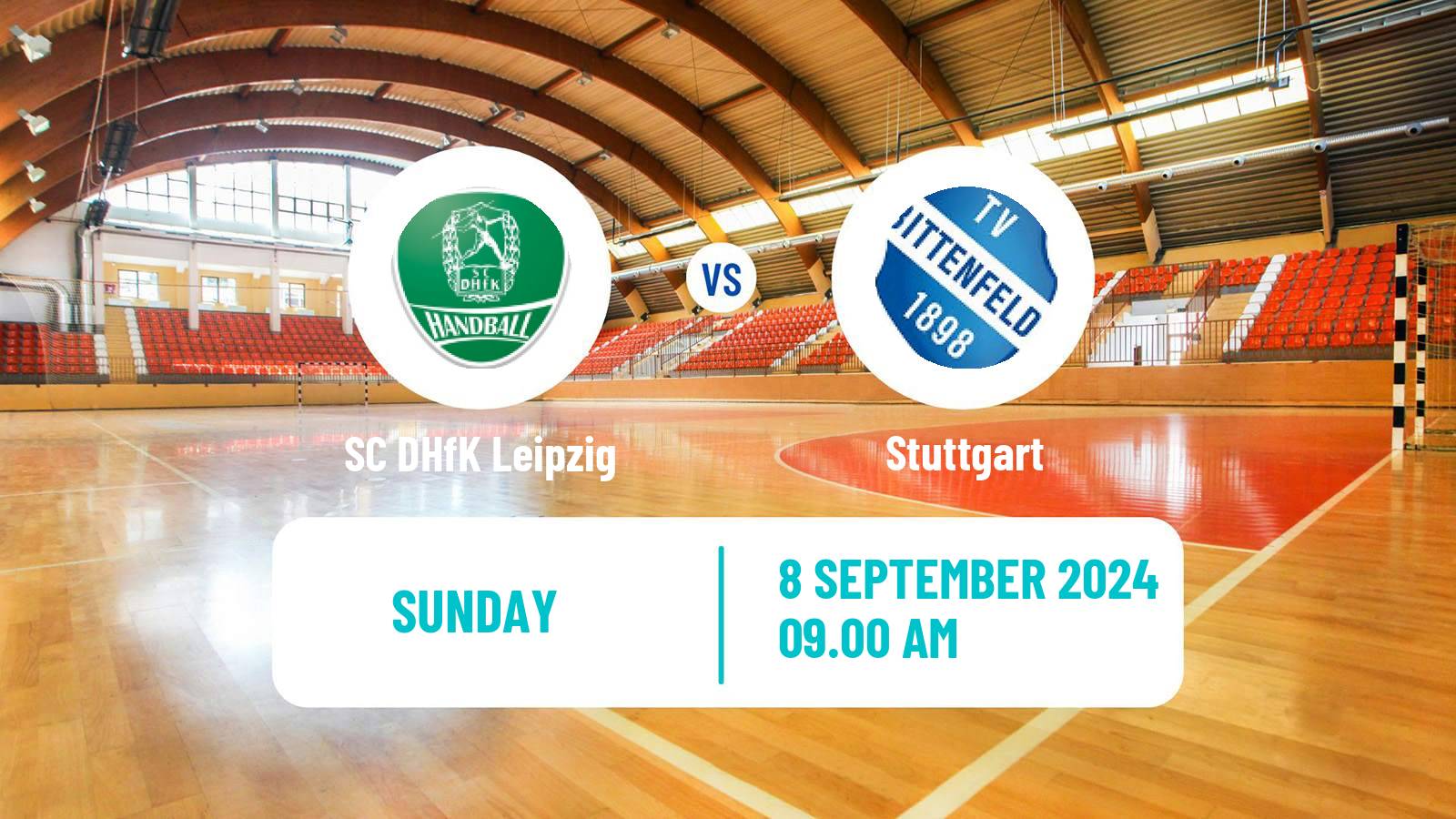 Handball German Bundesliga Handball SC DHfK Leipzig - Stuttgart