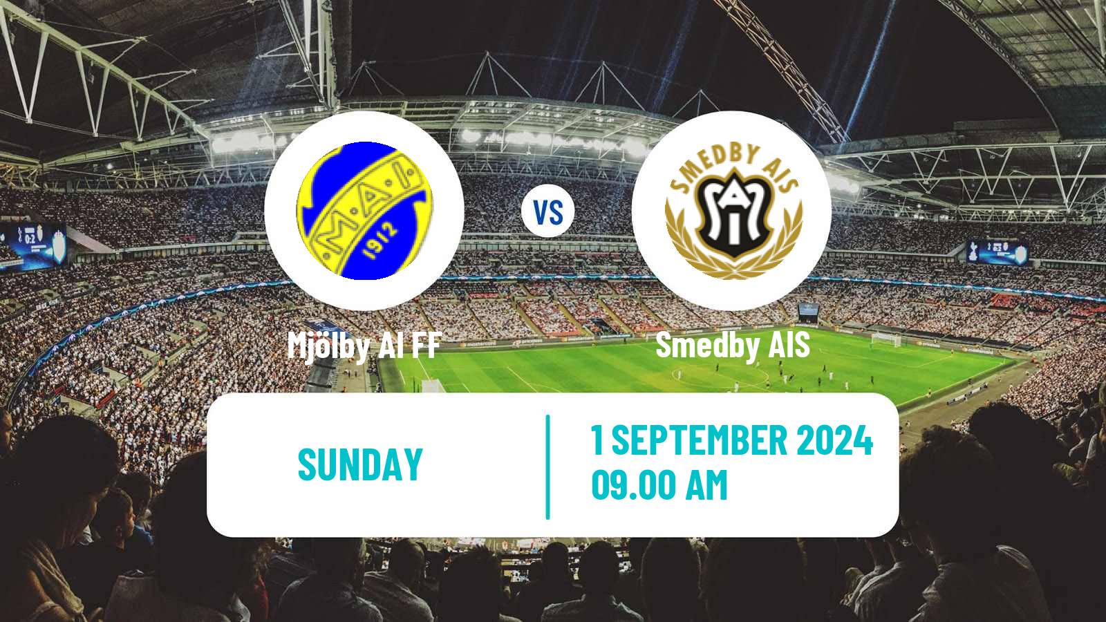 Soccer Swedish Division 2 - Södra Svealand Mjölby AI FF - Smedby