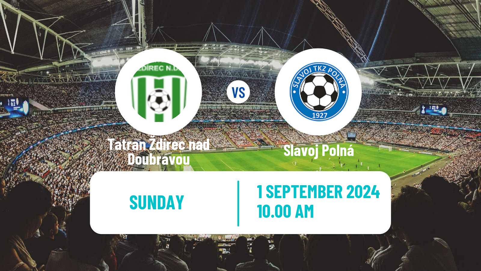 Soccer Czech Division D Tatran Ždírec nad Doubravou - Slavoj Polná