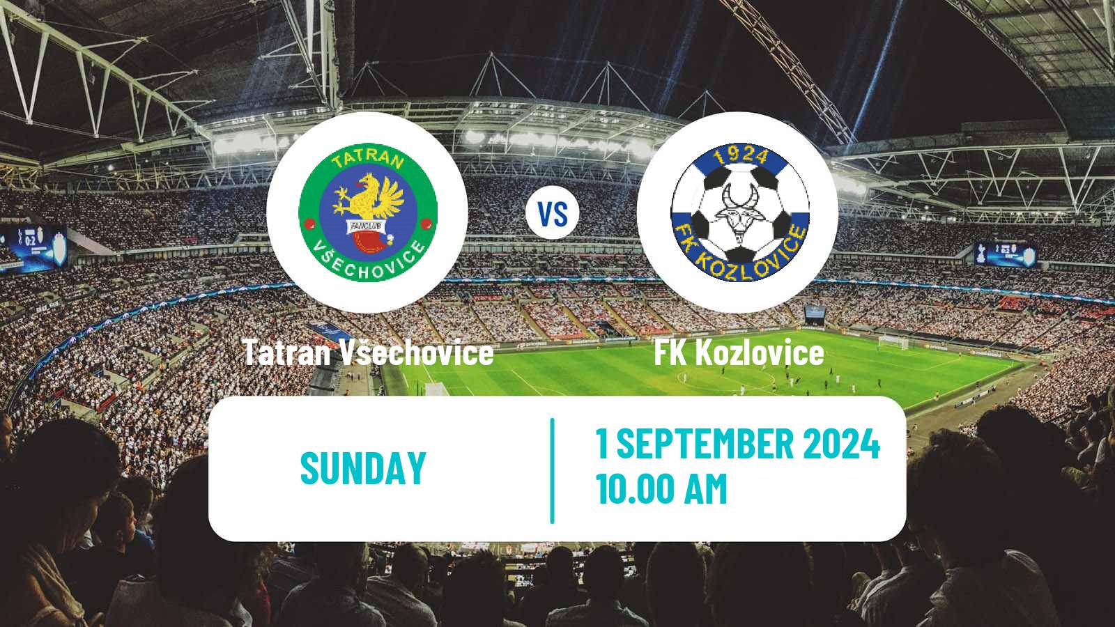 Soccer Czech Division E Tatran Všechovice - Kozlovice