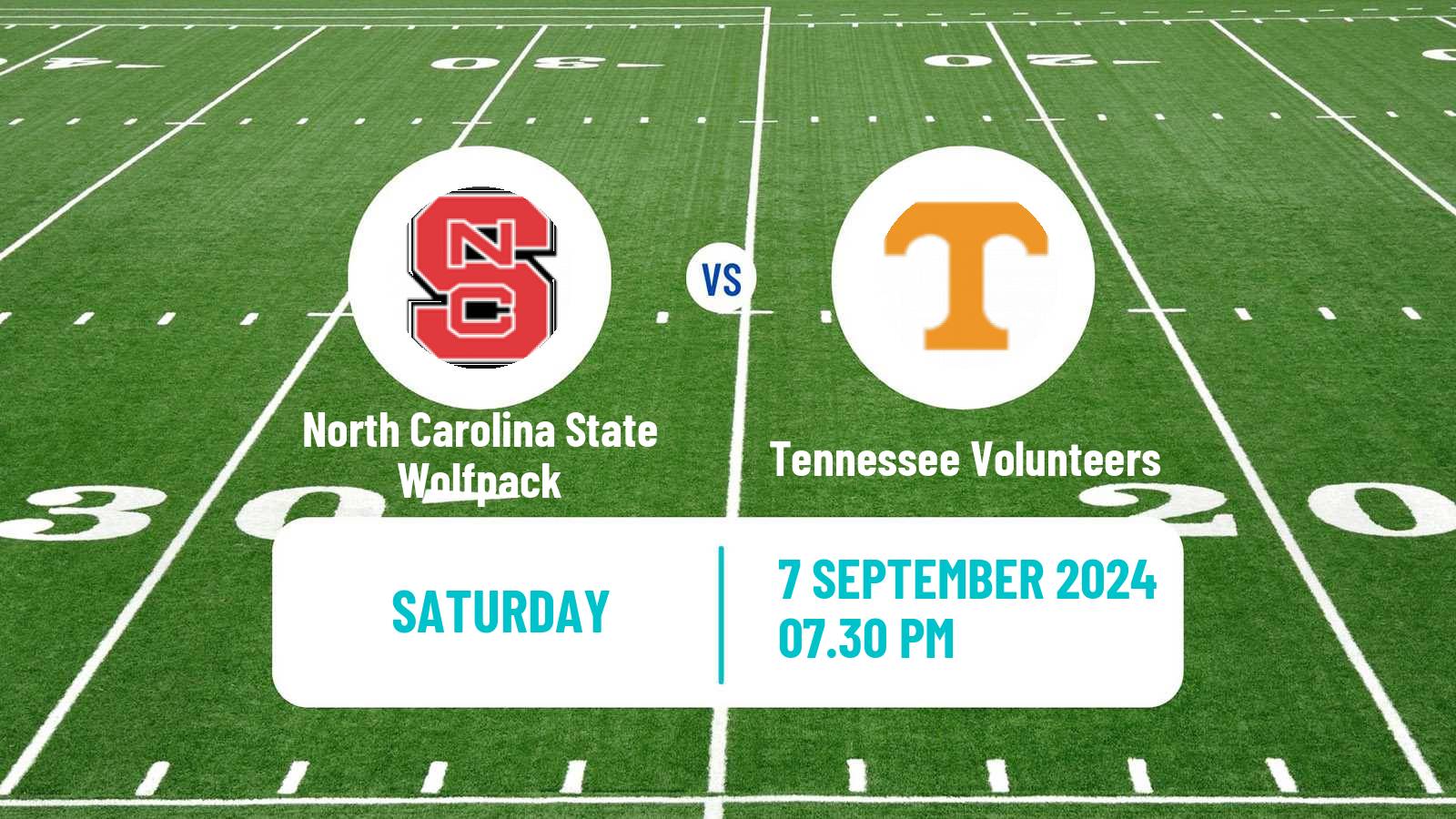 American football NCAA College Football North Carolina State Wolfpack - Tennessee Volunteers