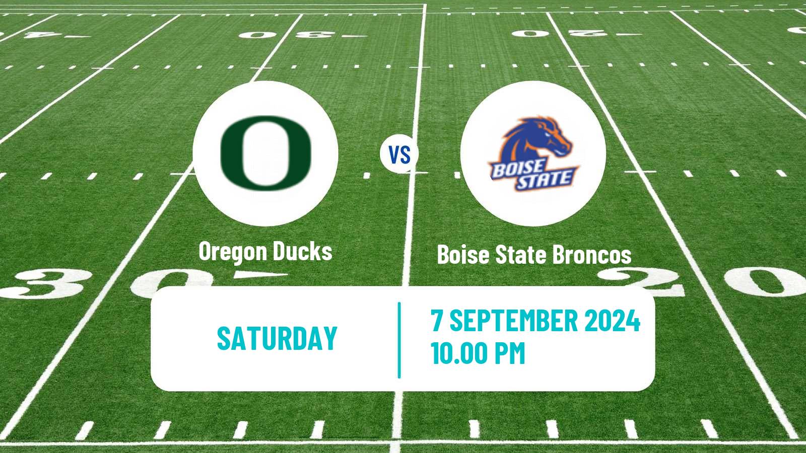 American football NCAA College Football Oregon Ducks - Boise State Broncos