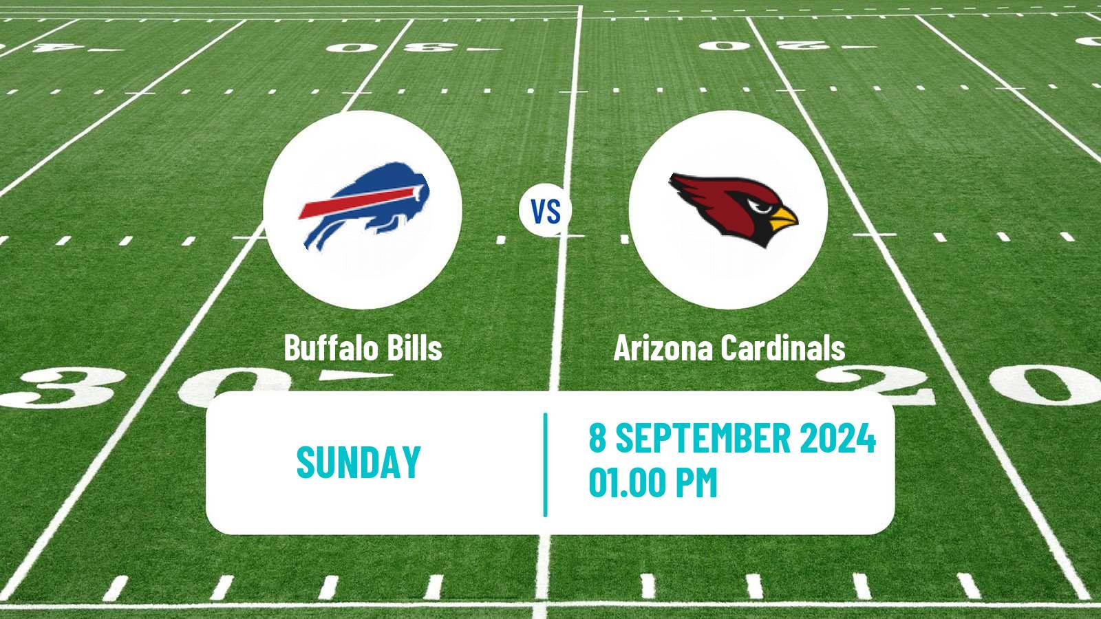 American football NFL Buffalo Bills - Arizona Cardinals