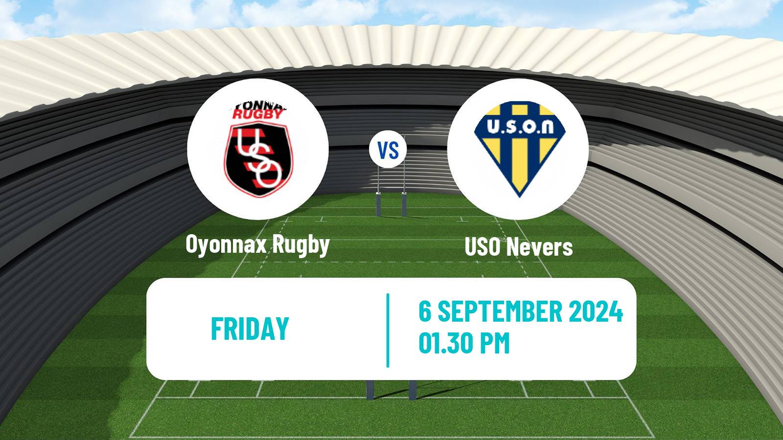 Rugby union French Pro D2 Oyonnax Rugby - Nevers