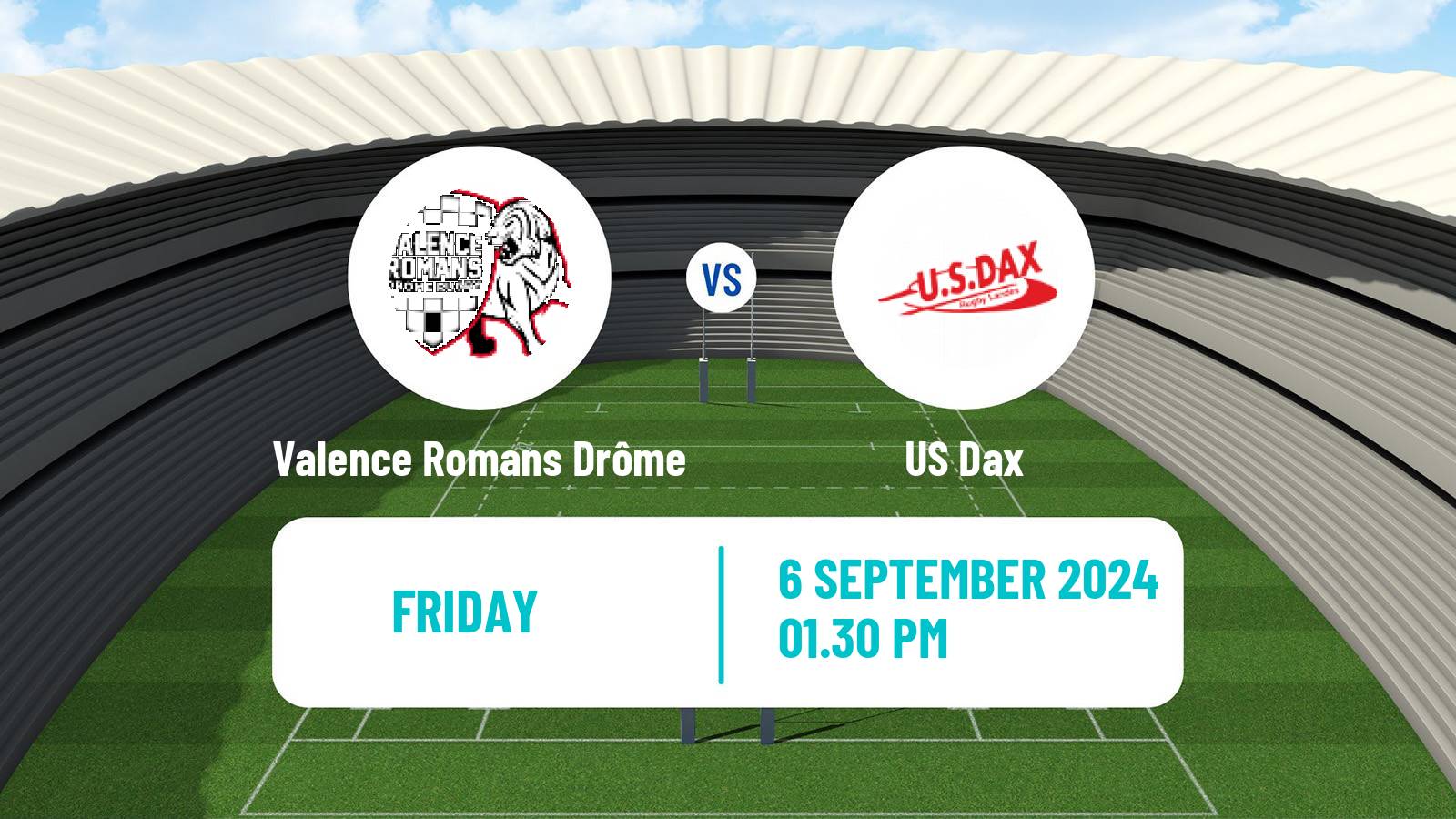 Rugby union French Pro D2 Valence Romans Drôme - US Dax