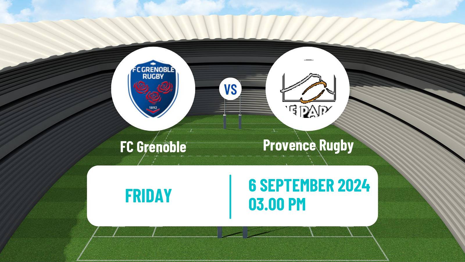 Rugby union French Pro D2 FC Grenoble - Provence Rugby