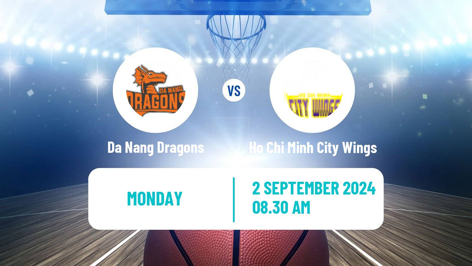 Basketball Vietnamese VBA Da Nang Dragons - Ho Chi Minh City Wings