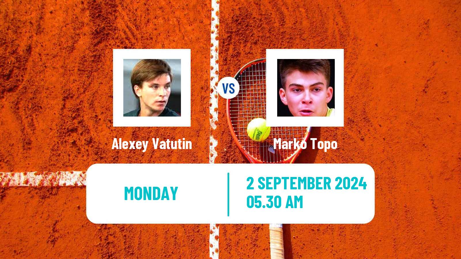 Tennis Tulln Challenger Men Alexey Vatutin - Marko Topo