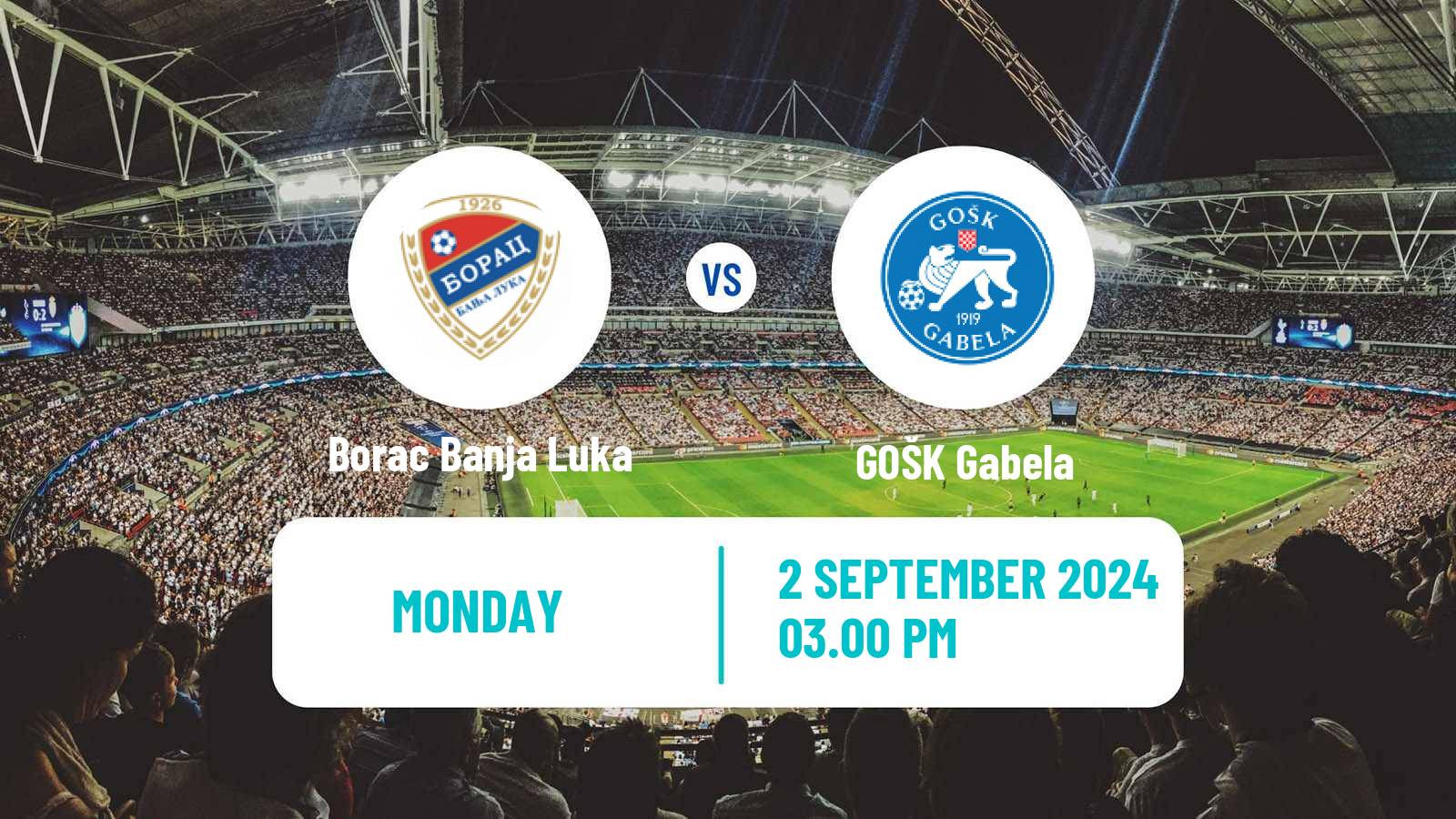 Soccer Bosnian Premier League Borac Banja Luka - GOŠK Gabela