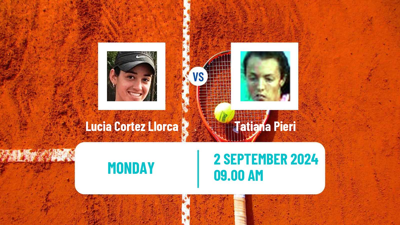 Tennis ITF W50 Slobozia Women Lucia Cortez Llorca - Tatiana Pieri