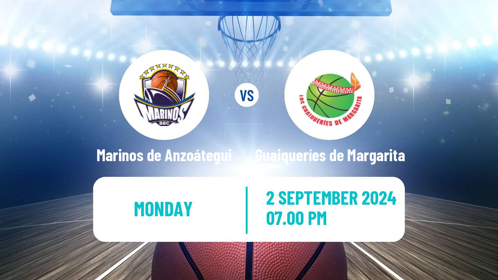 Basketball Venezuelan Superliga Basketball Marinos de Anzoátegui - Guaiqueríes de Margarita