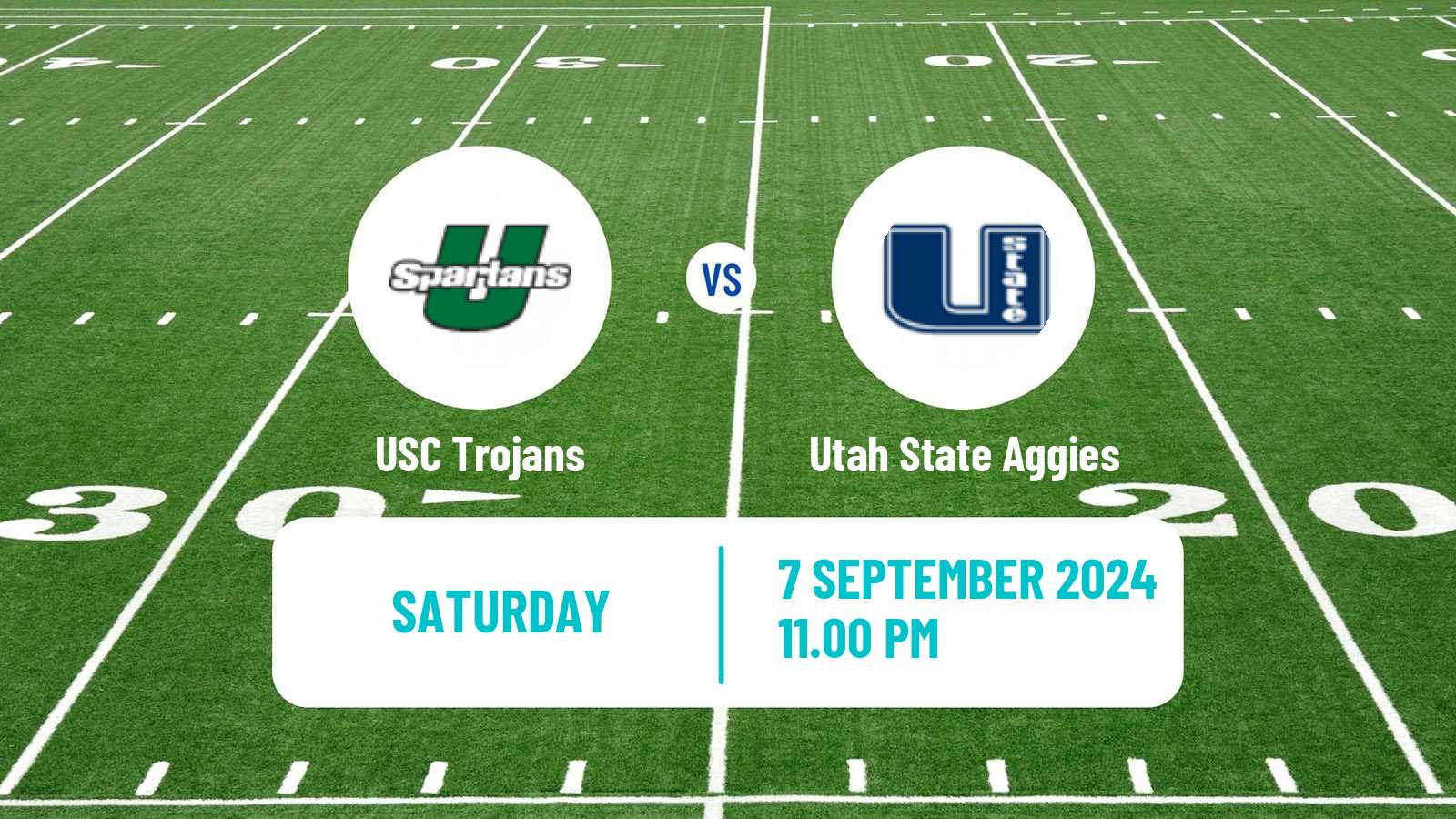 American football NCAA College Football USC Trojans - Utah State Aggies