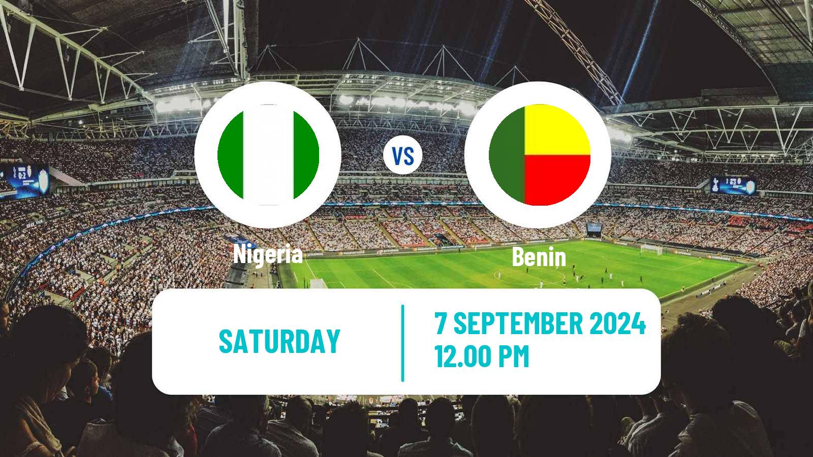 Soccer Africa Cup of Nations Nigeria - Benin