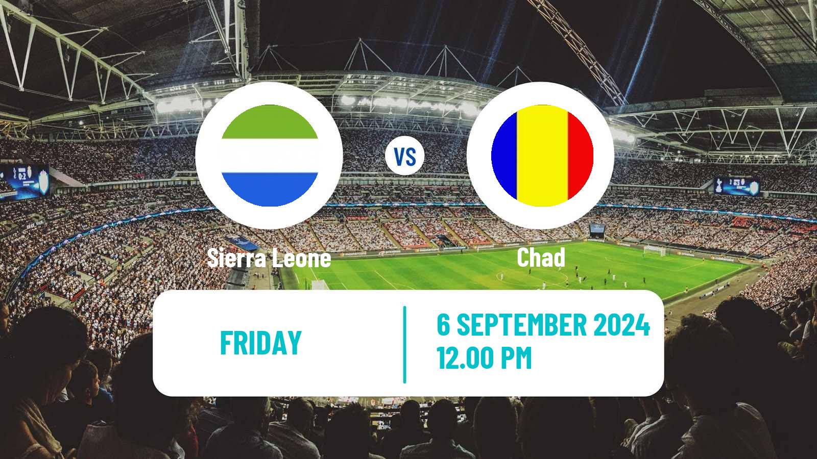 Soccer Africa Cup of Nations Sierra Leone - Chad