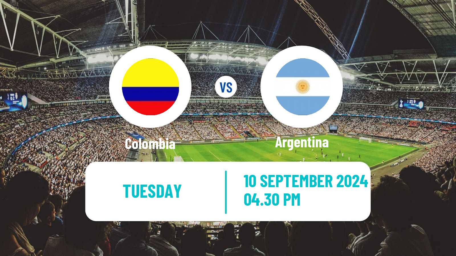 Soccer FIFA World Cup Colombia - Argentina