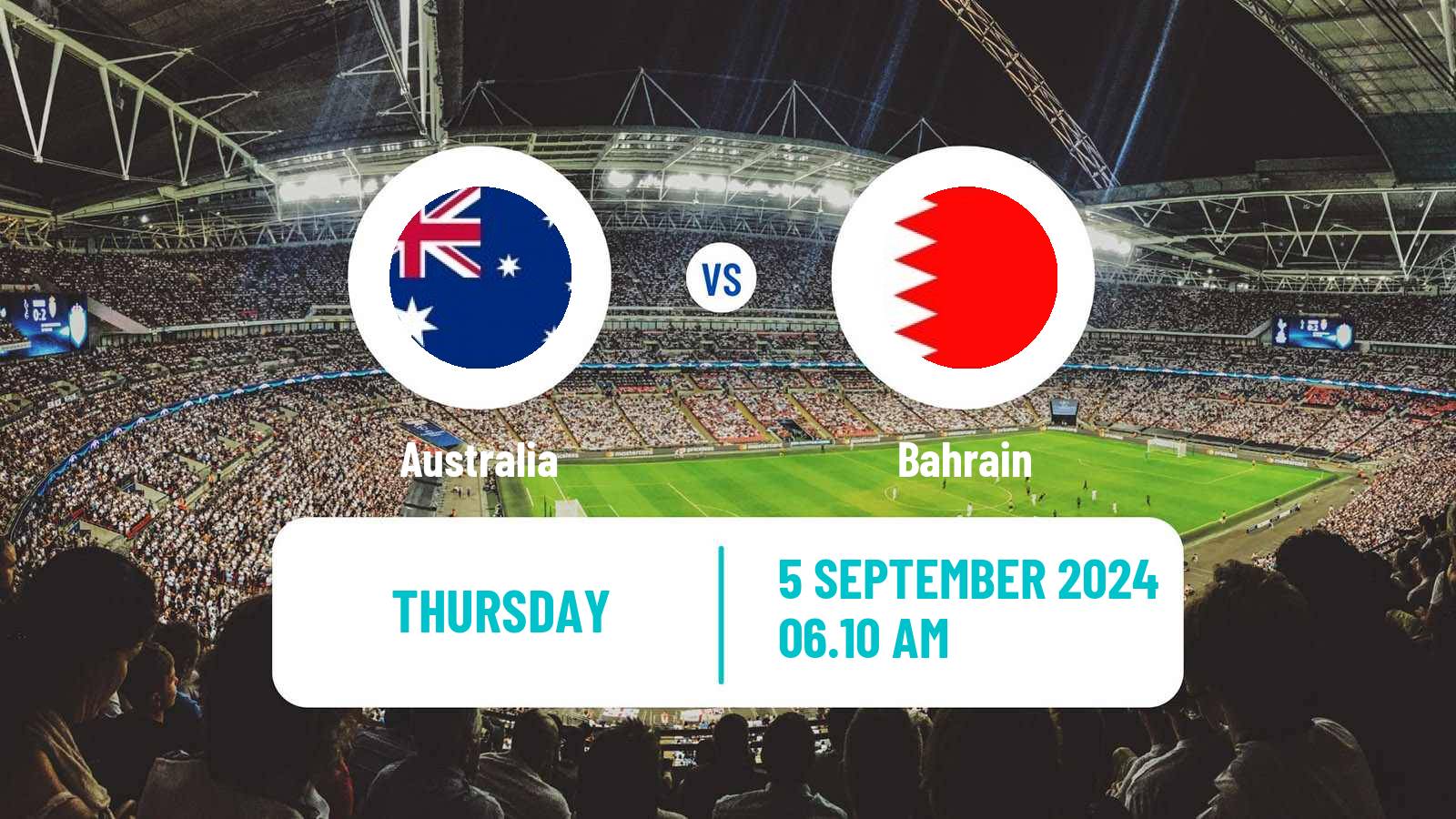 Soccer FIFA World Cup Australia - Bahrain