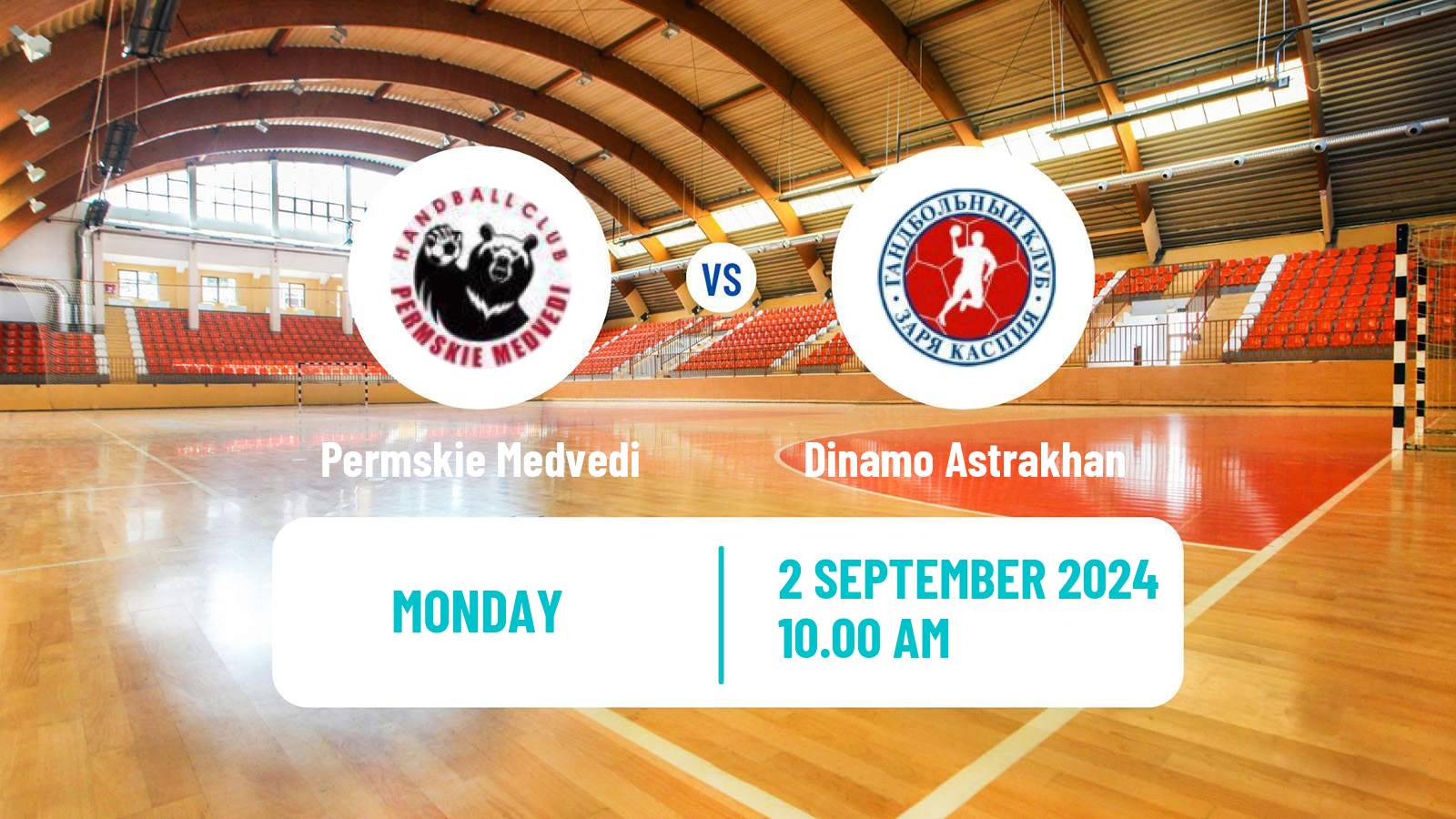 Handball Russian Superleague Handball Permskie Medvedi - Dinamo Astrakhan