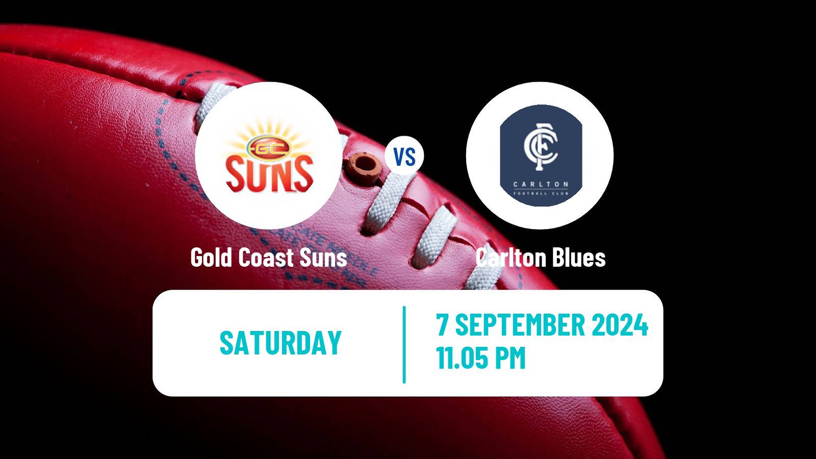 Aussie rules AFL Women Gold Coast Suns - Carlton Blues