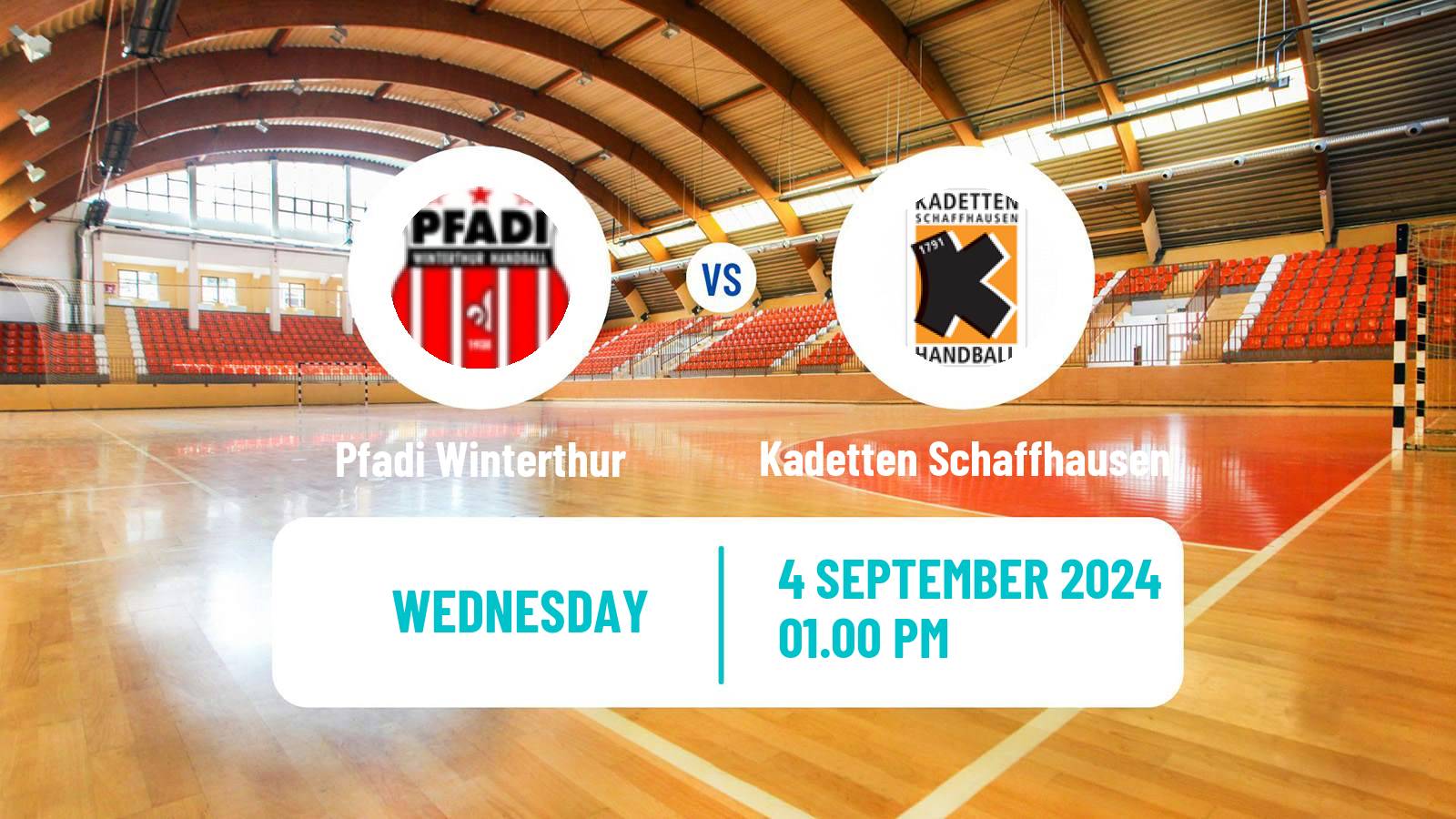 Handball Swiss NLA Handball Pfadi Winterthur - Kadetten Schaffhausen