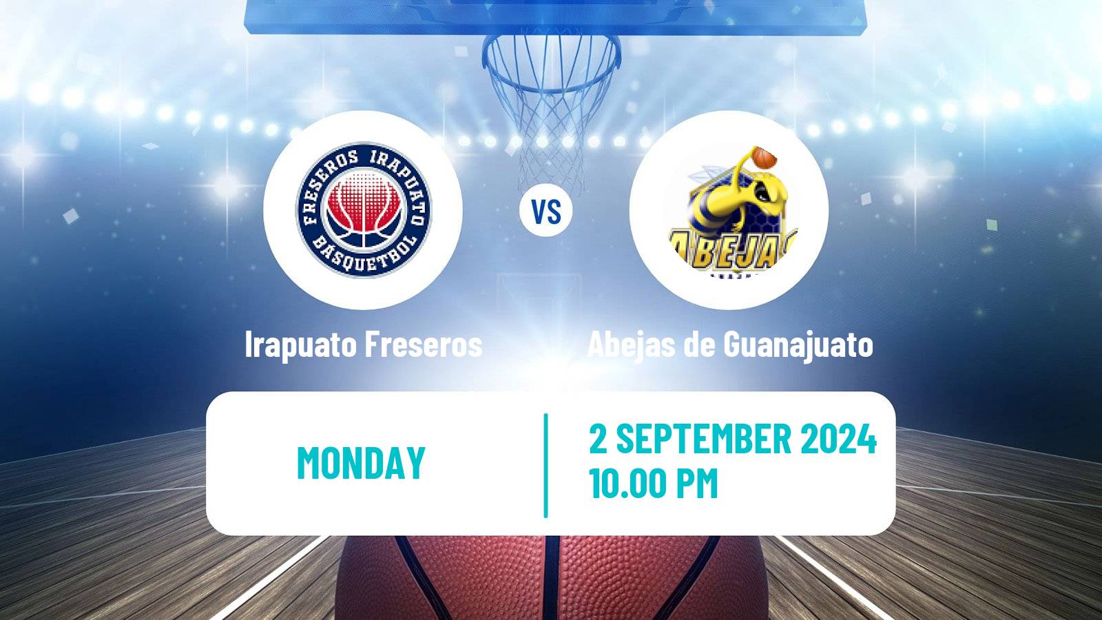 Basketball Mexican LNBP Irapuato Freseros - Abejas de Guanajuato