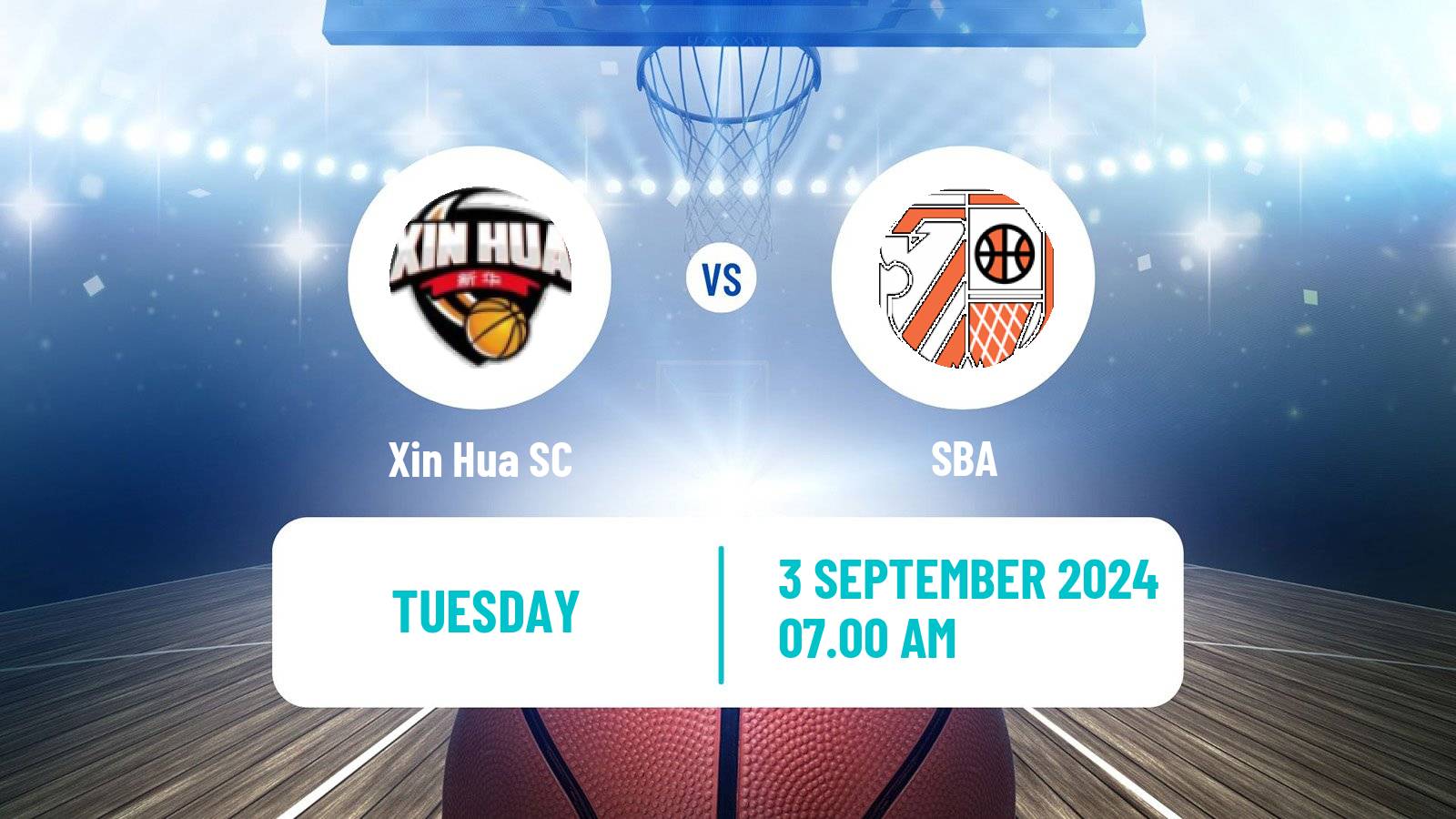 Basketball Singapore NBL Xin Hua - SBA