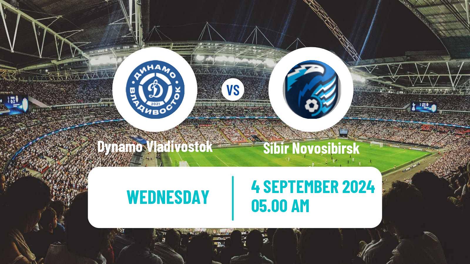 Soccer Russian Cup Dynamo Vladivostok - Sibir Novosibirsk