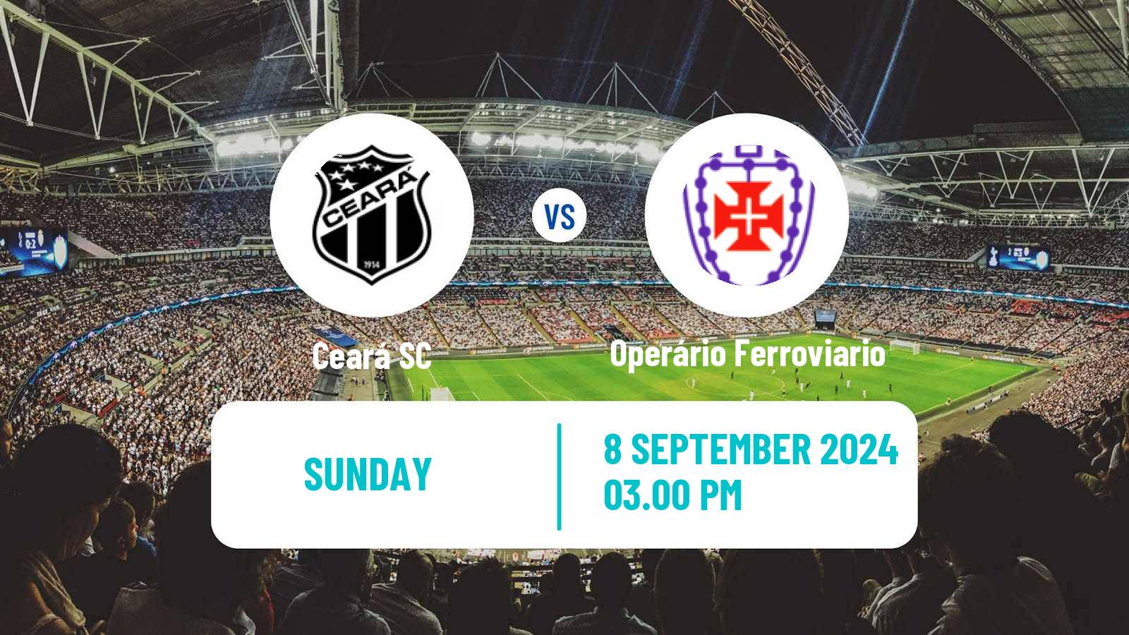 Soccer Brazilian Serie B Ceará - Operário Ferroviario