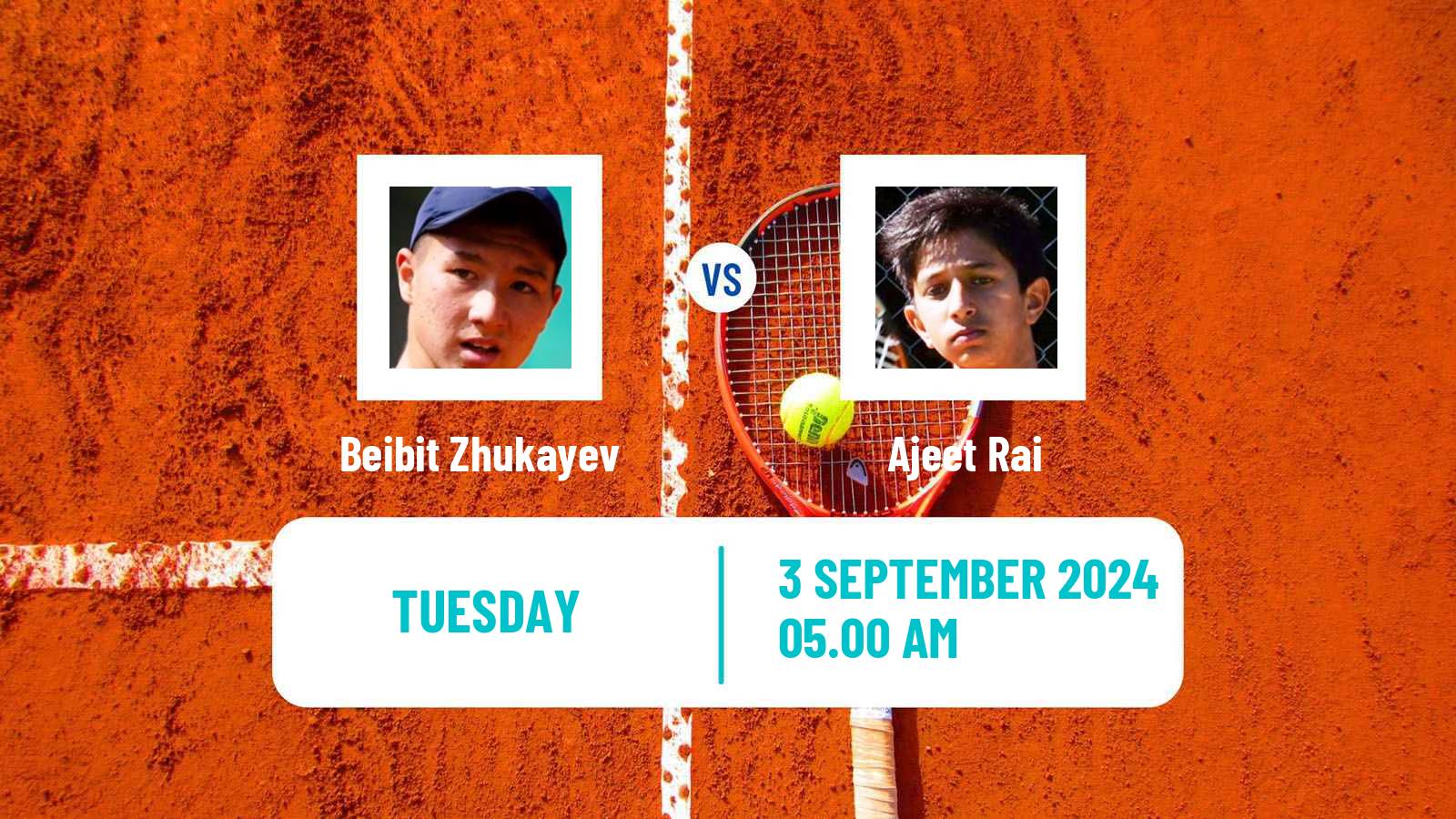 Tennis Shanghai Challenger Men Beibit Zhukayev - Ajeet Rai