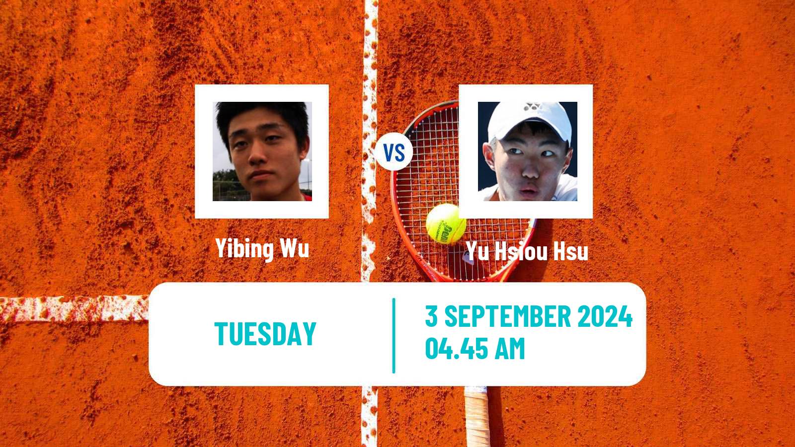 Tennis Shanghai Challenger Men Yibing Wu - Yu Hsiou Hsu