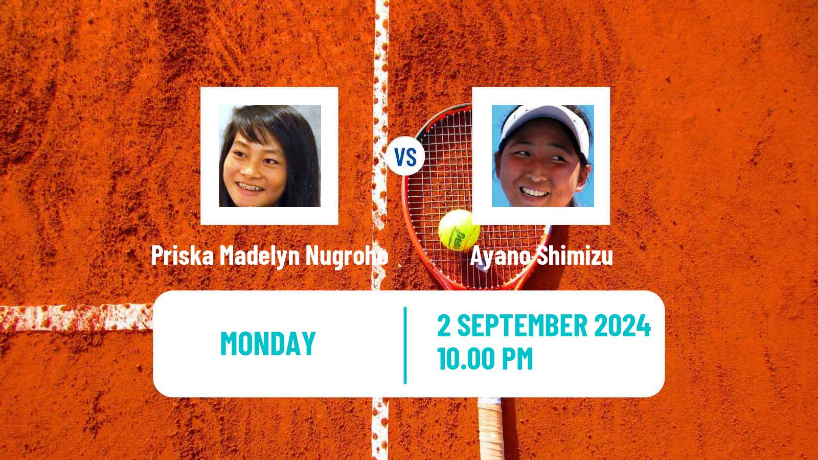 Tennis ITF W100 Incheon Women Priska Madelyn Nugroho - Ayano Shimizu