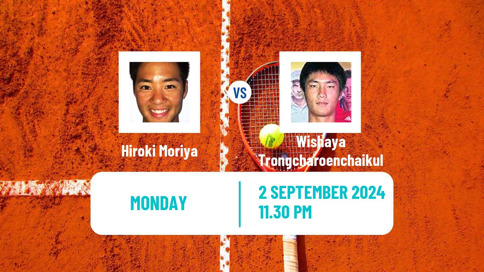 Tennis ITF M25 Nakhon Si Thammarat 2 Men 2024 Hiroki Moriya - Wishaya Trongcharoenchaikul