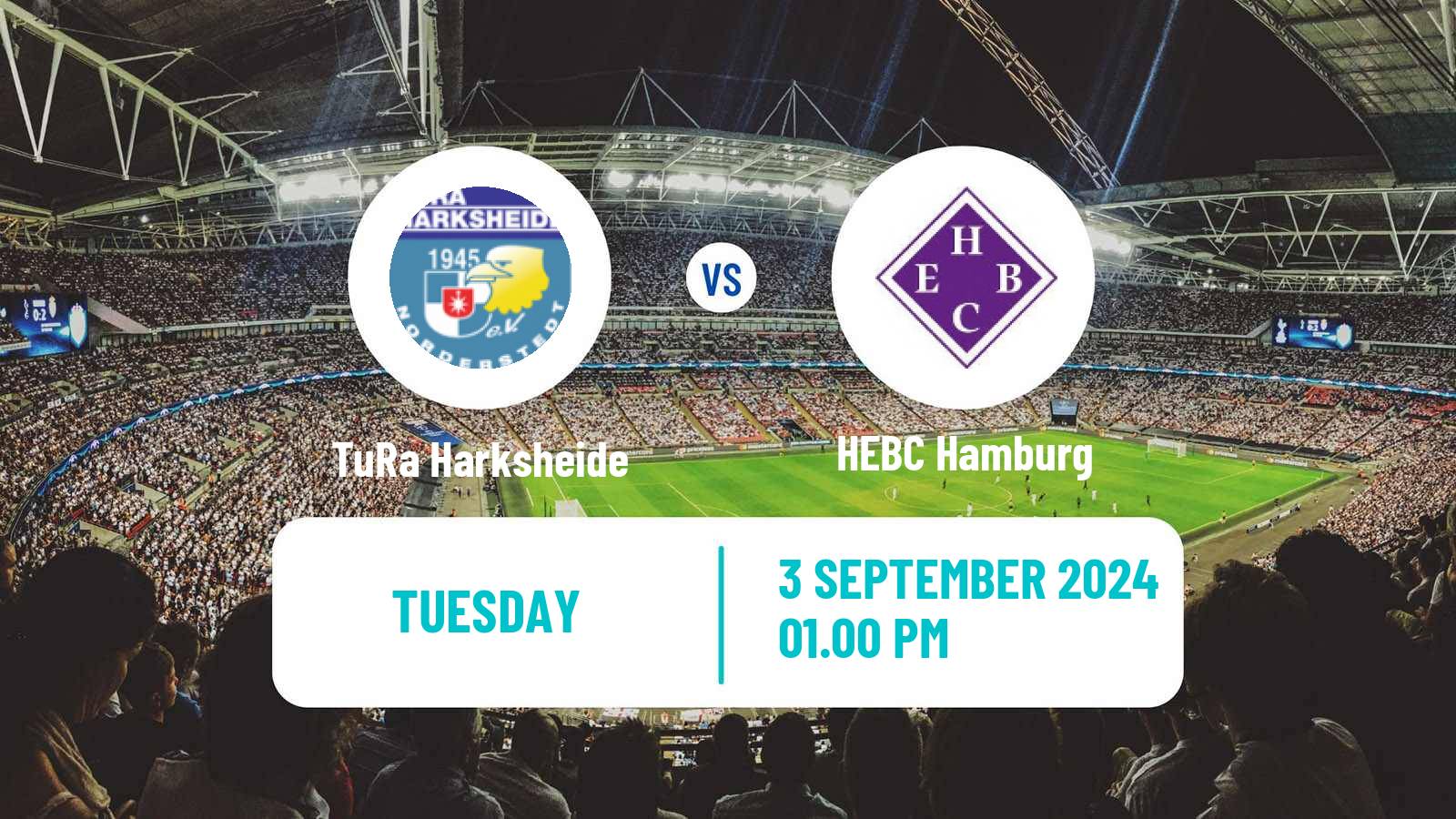 Soccer German Oberliga Hamburg TuRa Harksheide - HEBC Hamburg