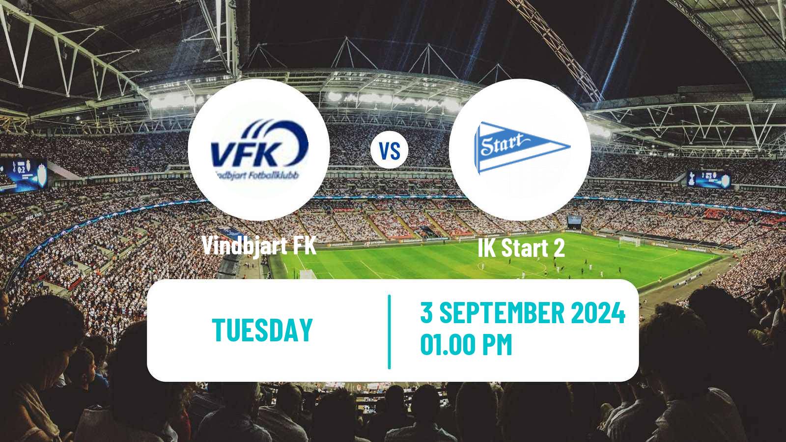 Soccer Norwegian Division 3 - Group 2 Vindbjart - Start 2