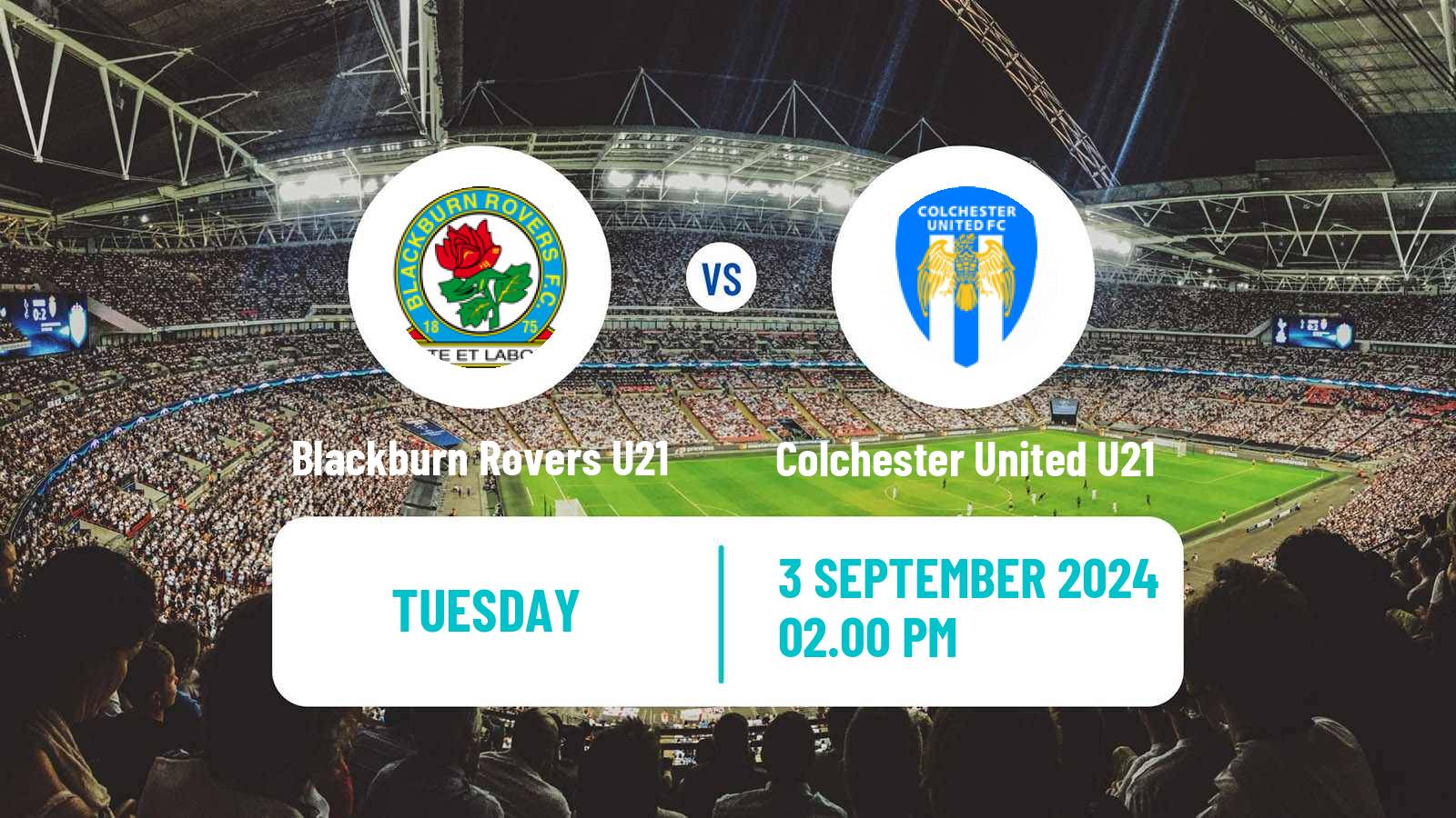 Soccer English Premier League Cup Blackburn Rovers U21 - Colchester United U21