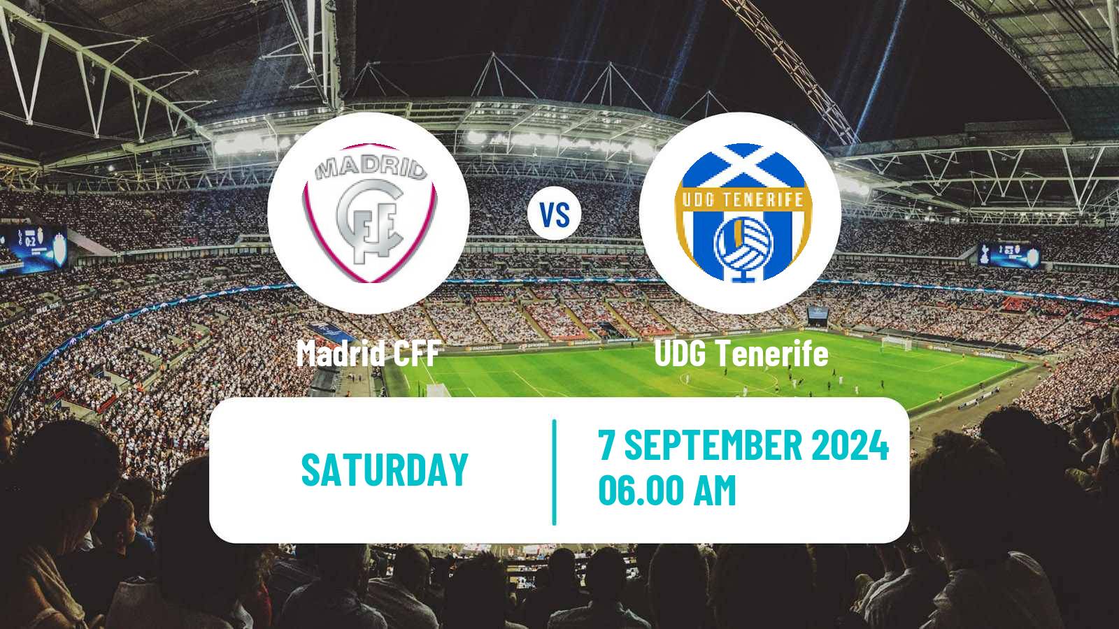 Soccer Spanish Primera División Women Madrid CFF - UDG Tenerife