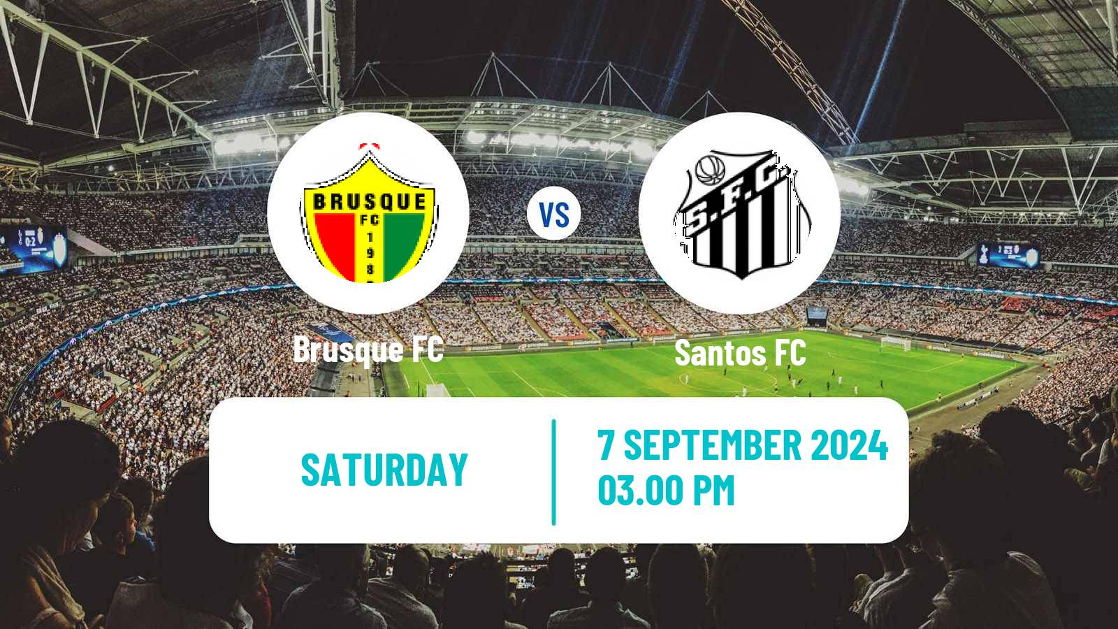 Soccer Brazilian Serie B Brusque - Santos