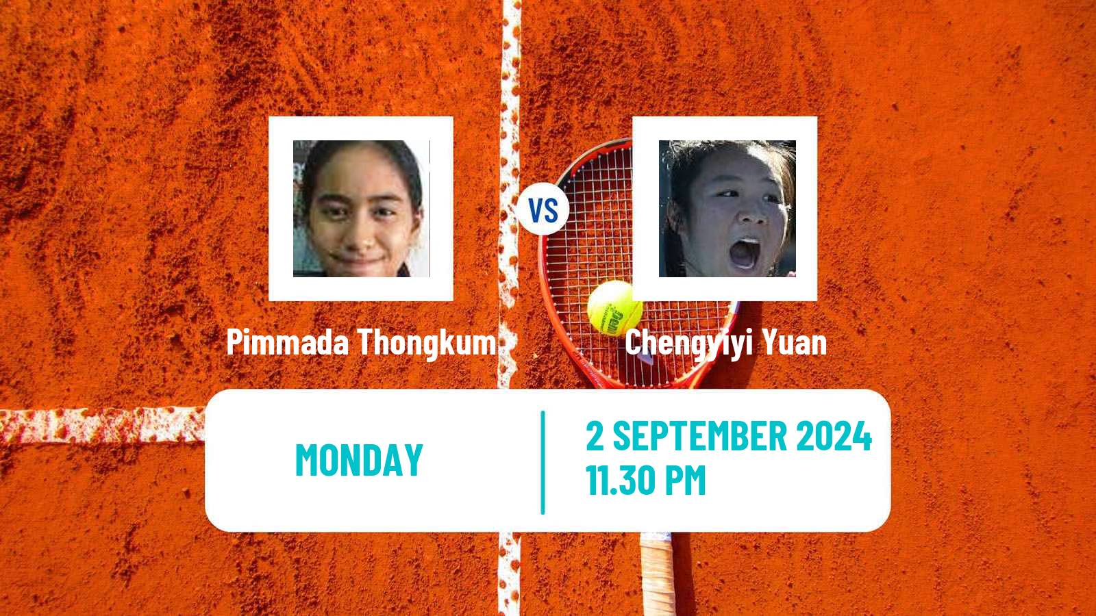 Tennis ITF W35 Nakhon Si Thammarat 4 Women 2024 Pimmada Thongkum - Chengyiyi Yuan