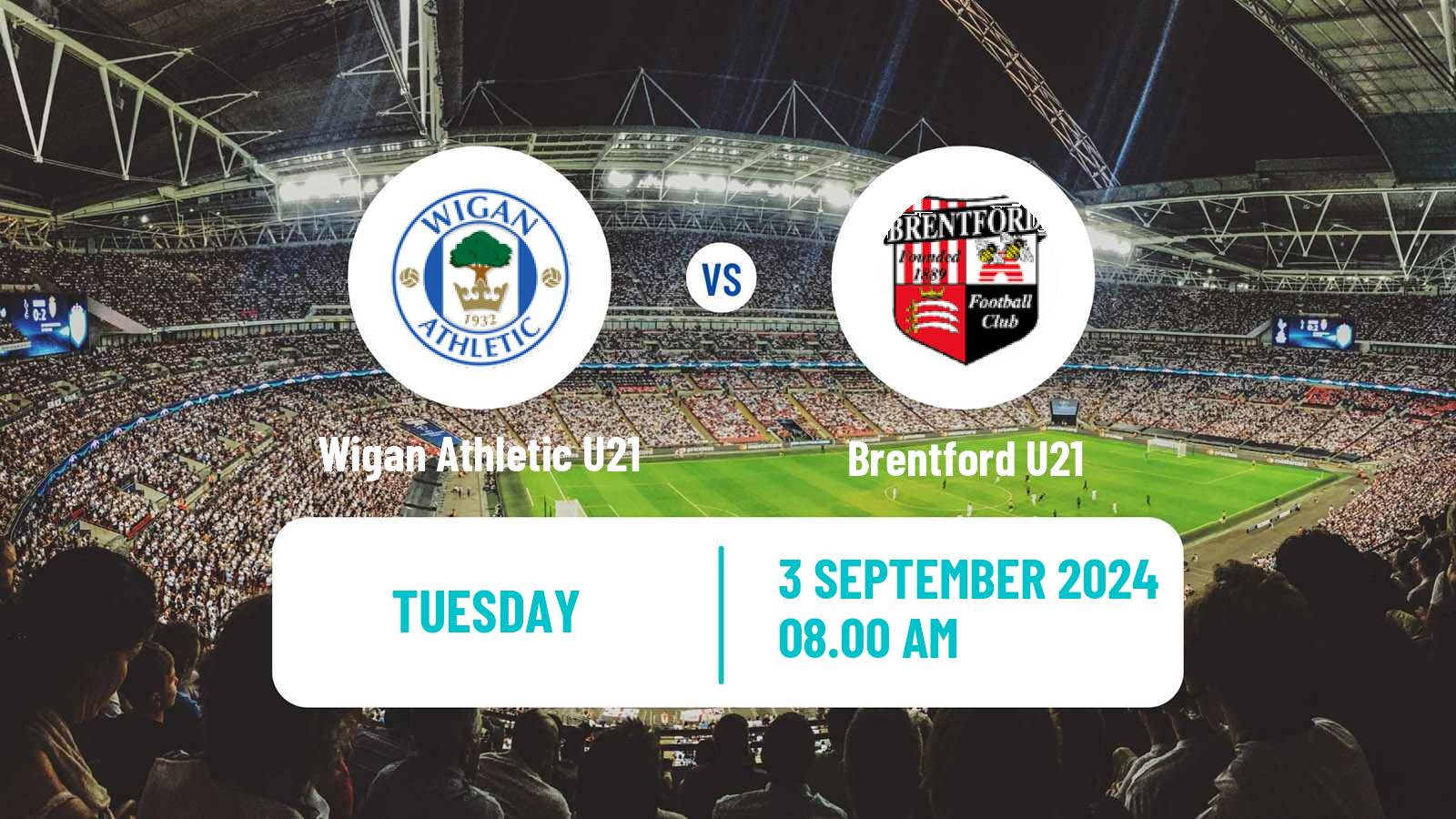 Soccer English Professional Development League Wigan Athletic U21 - Brentford U21