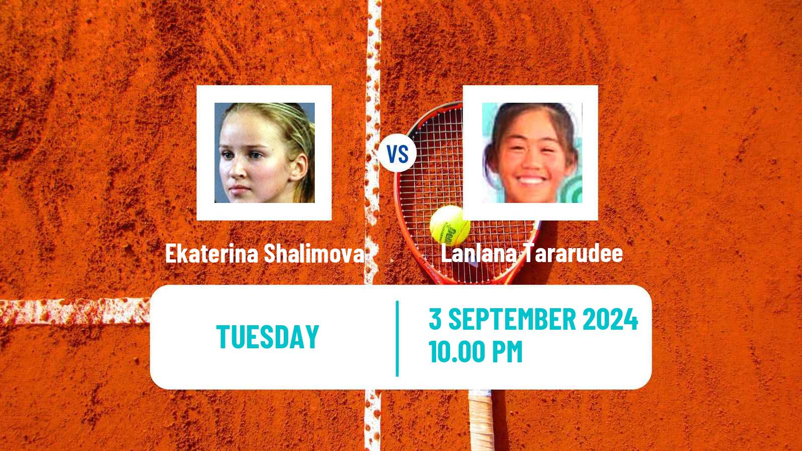 Tennis ITF W100 Incheon Women Ekaterina Shalimova - Lanlana Tararudee