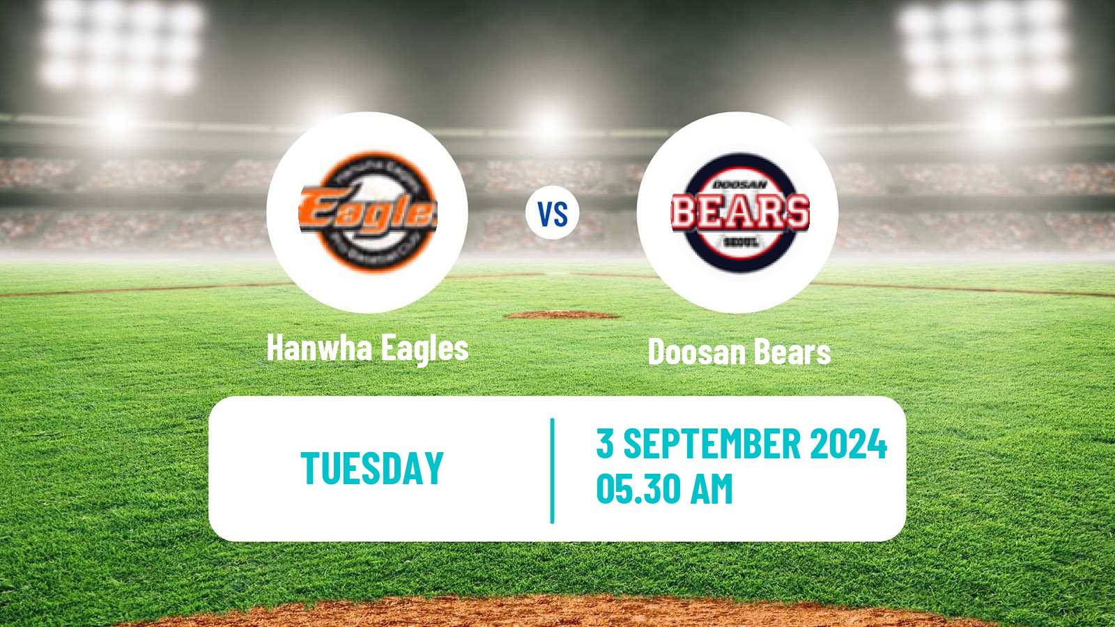 Baseball KBO Hanwha Eagles - Doosan Bears