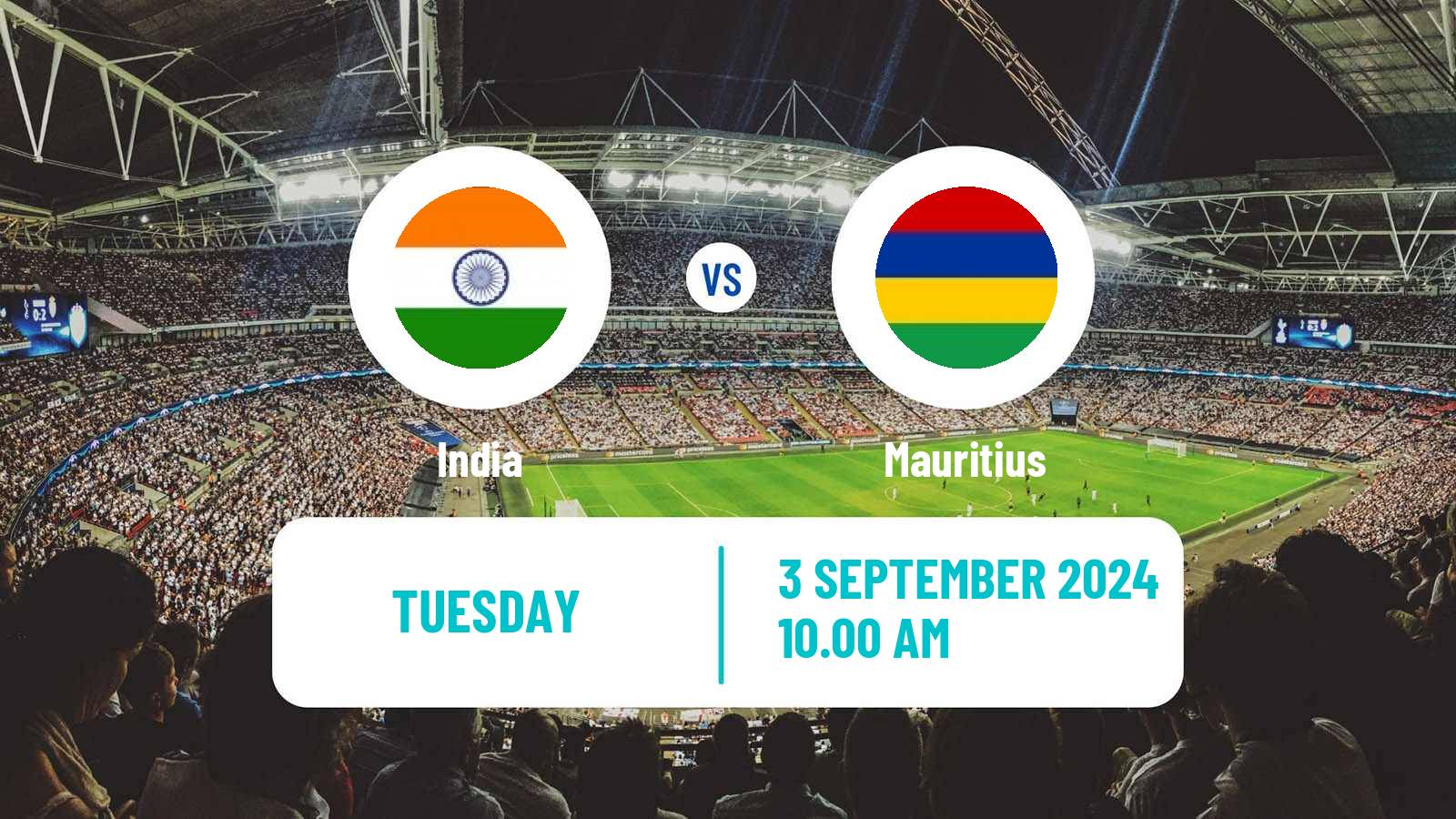 Soccer Friendly India - Mauritius