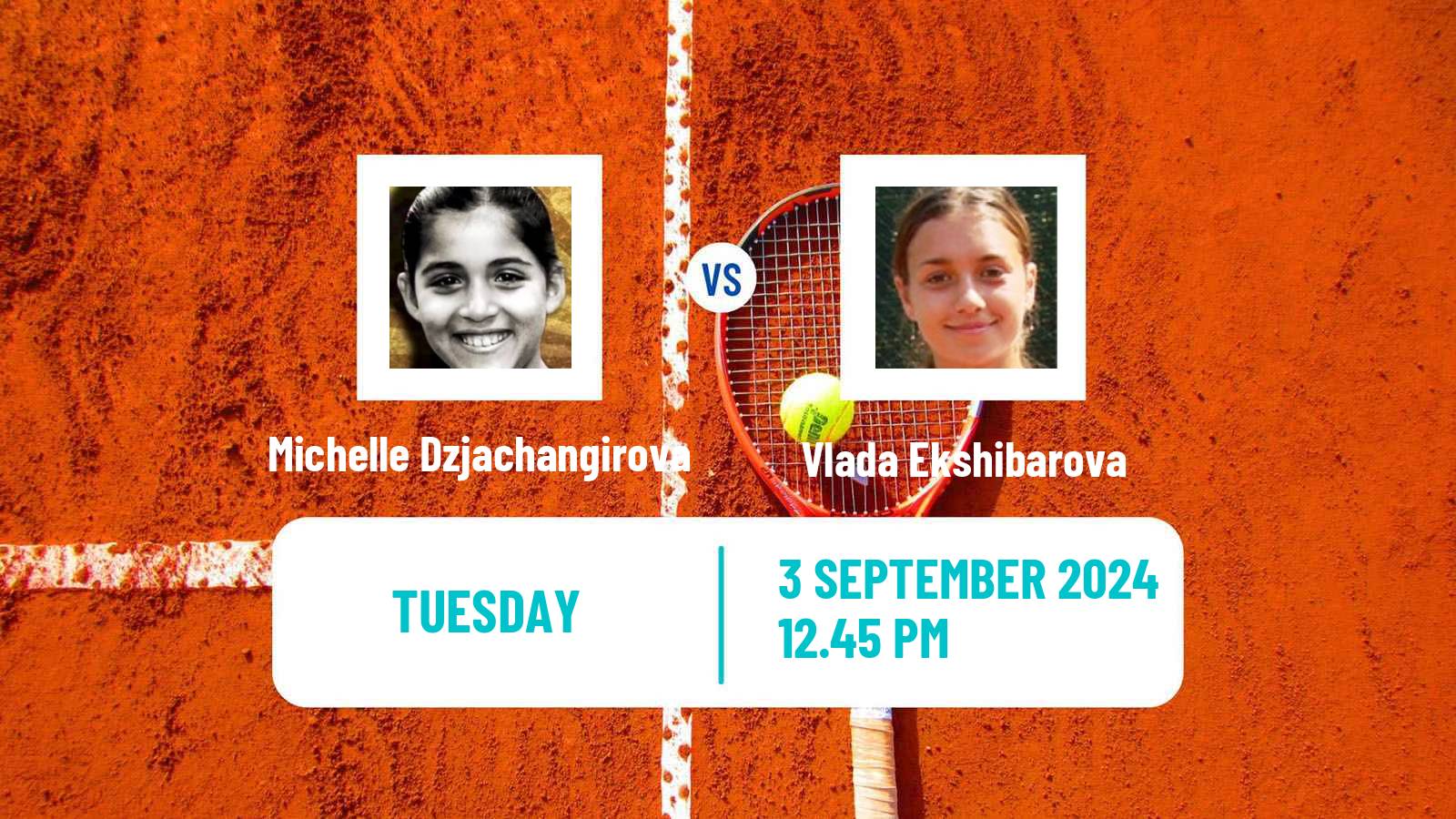 Tennis ITF W15 Haren Women 2024 Michelle Dzjachangirova - Vlada Ekshibarova