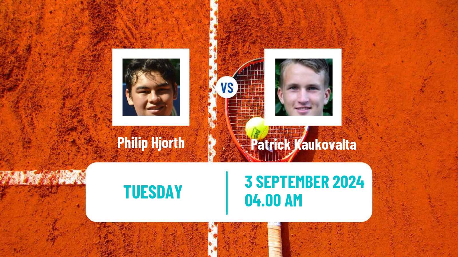 Tennis ITF M15 Budapest 2 Men Philip Hjorth - Patrick Kaukovalta