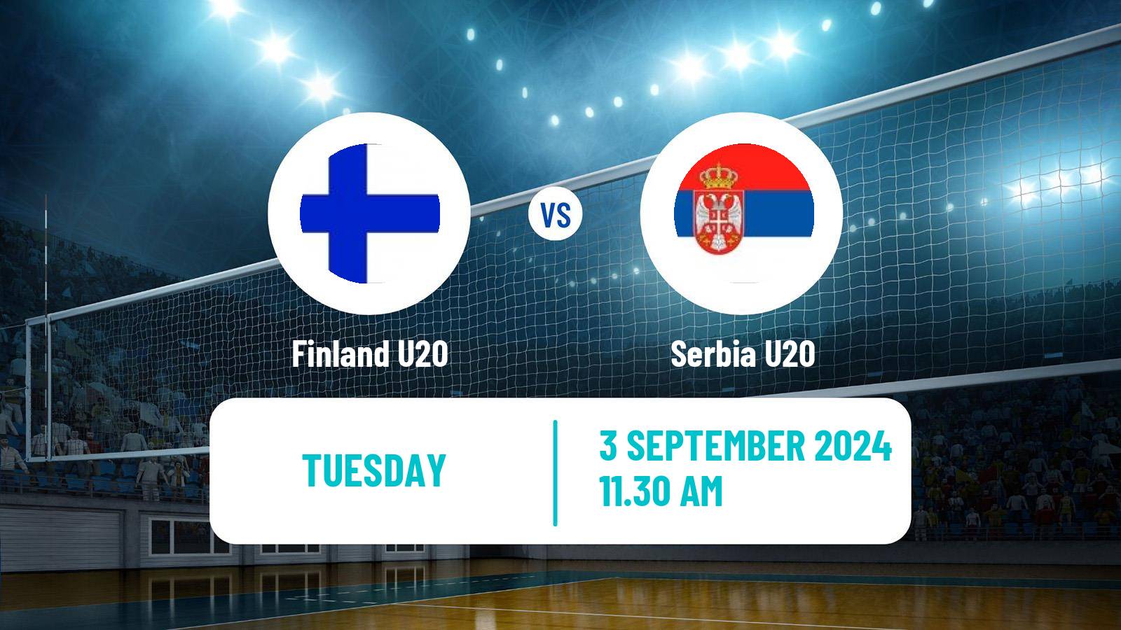 Volleyball European Championship U20 Volleyball Finland U20 - Serbia U20